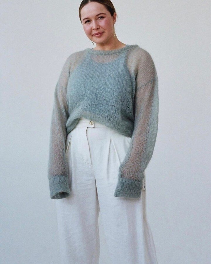 Mohair lightweight jumpers from Sama Sama at The Fabric House