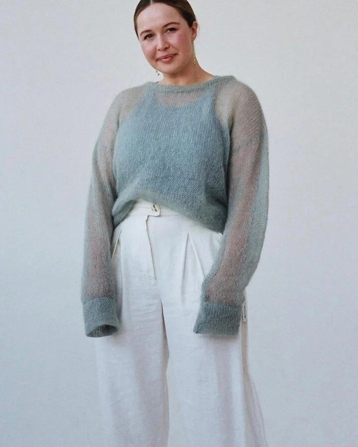 Mohair lightweight jumpers from Sama Sama at The Fabric House