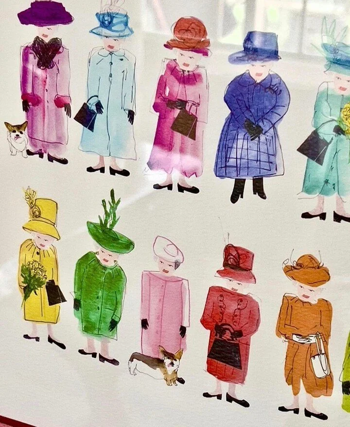 What a stylish lady the Queen was.