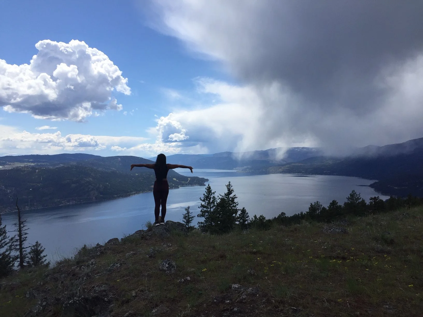 Top of Adventure Bay Trail, Okanagan Valley, British Columbia, Canada