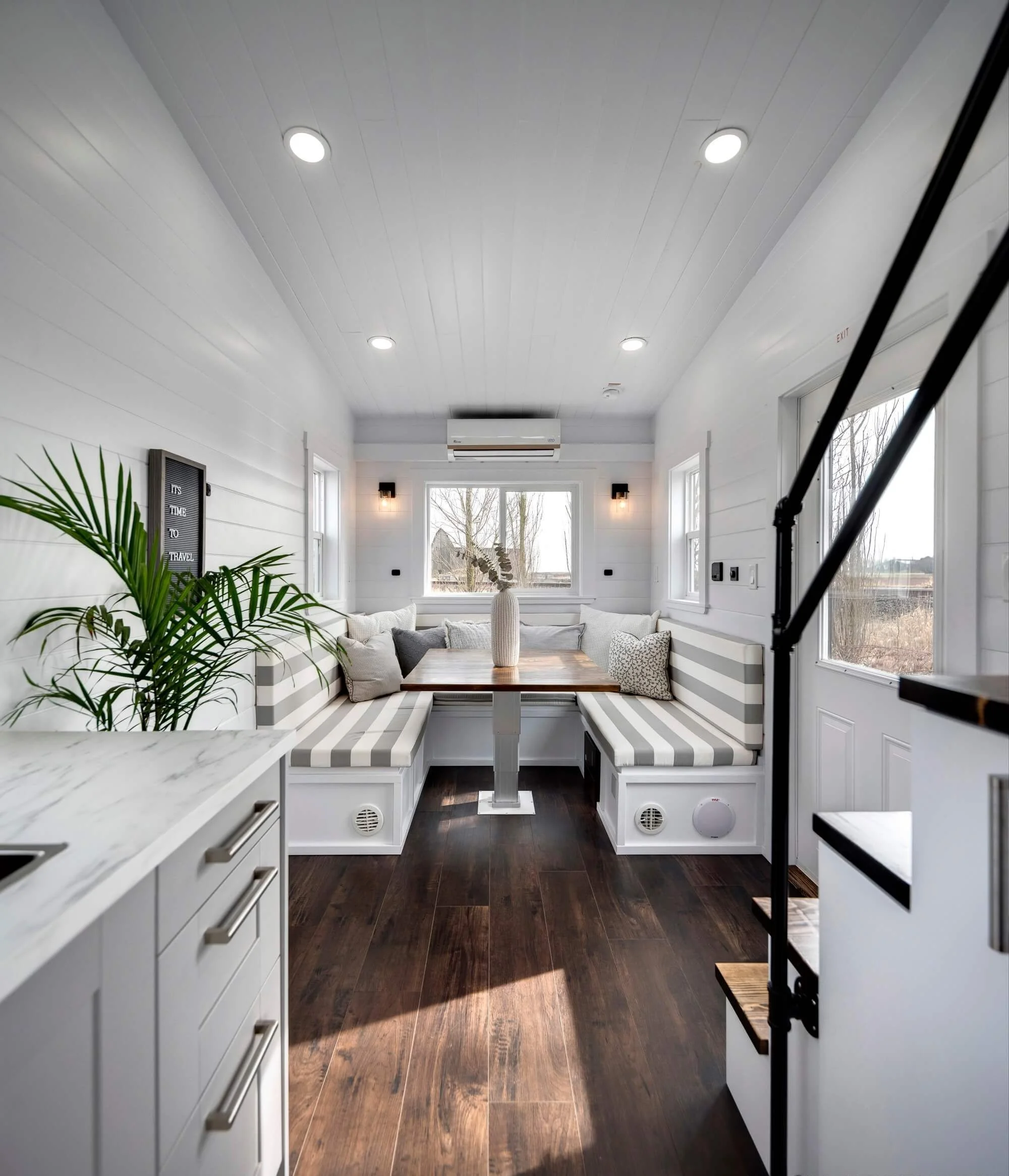 Interior of the Mint Aero tiny house