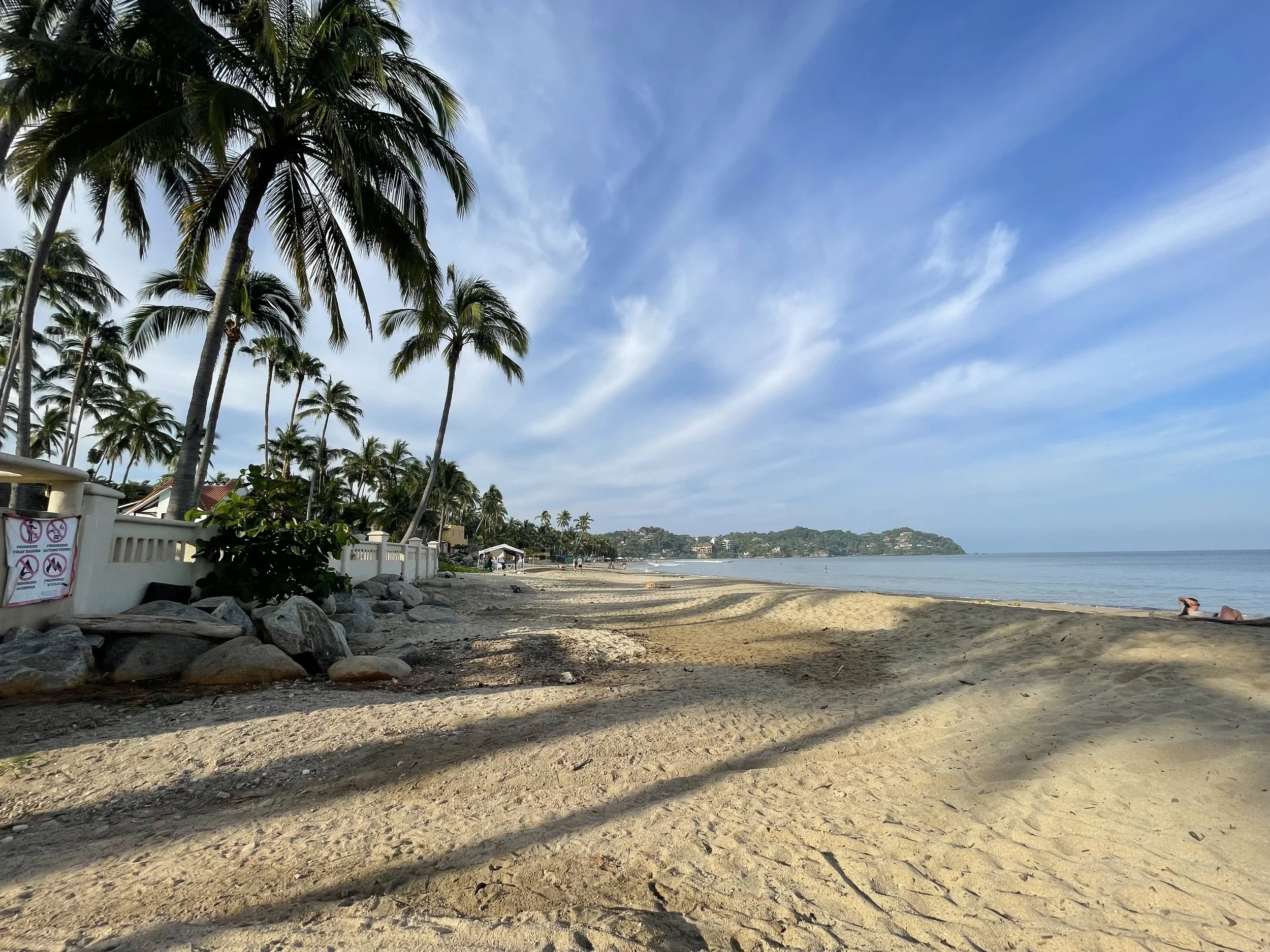 The beach in Sayulita