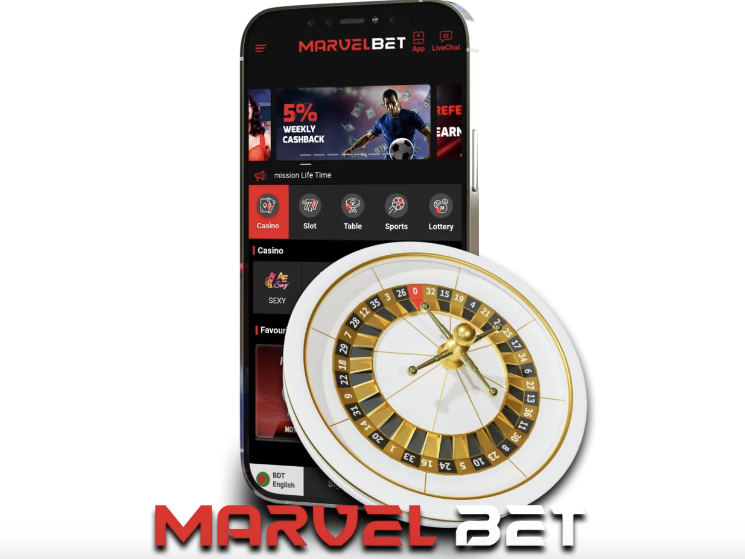 Marvelbet Application for iOS and Android in India.