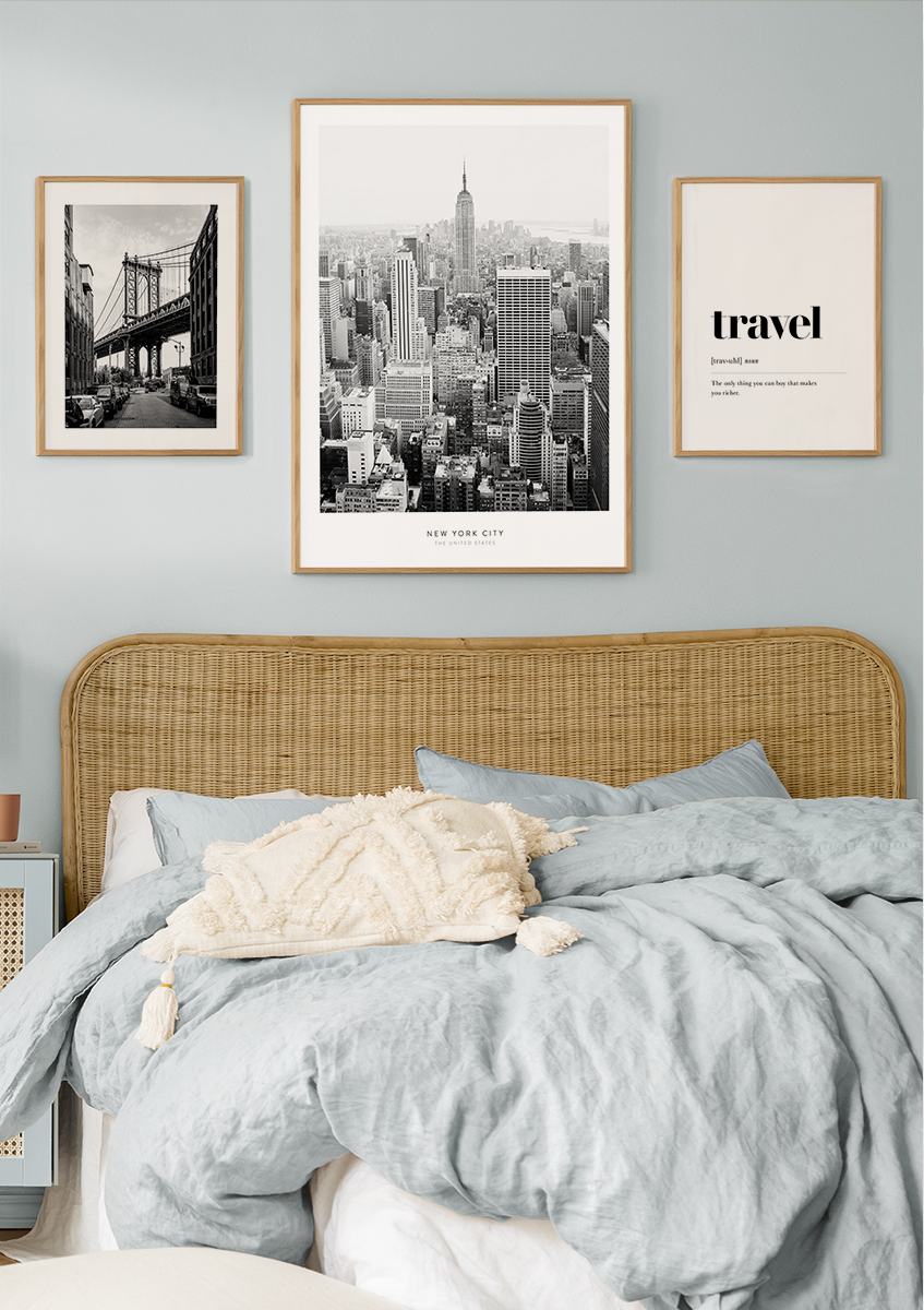 Tips for Creating a Wall with a Montage of Your Travels