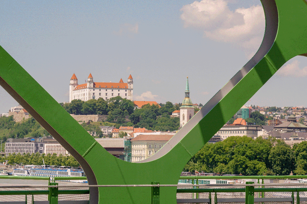 Between the Slovak cheese and the Bratislava Castle