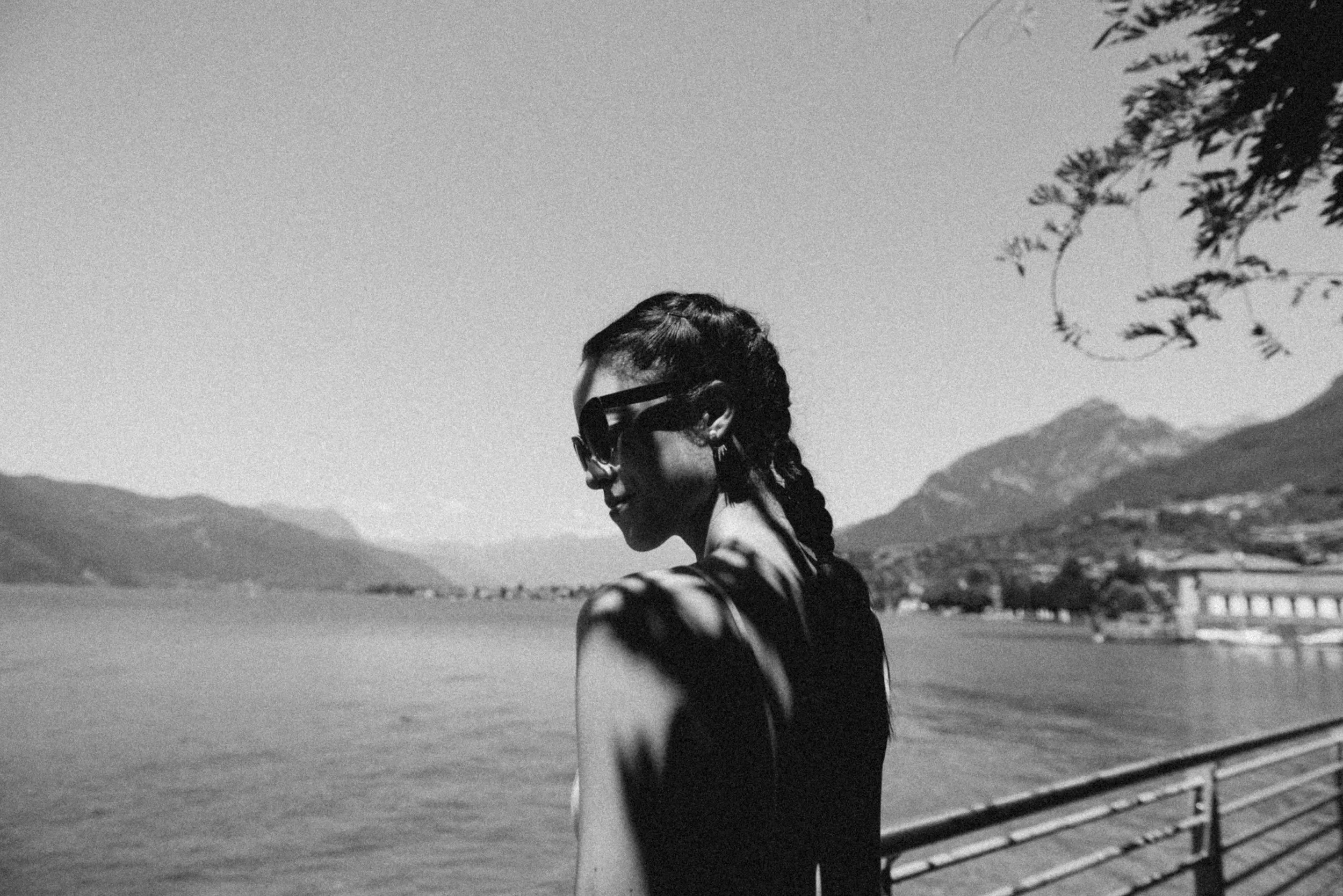 a lady with a braided hairstyle