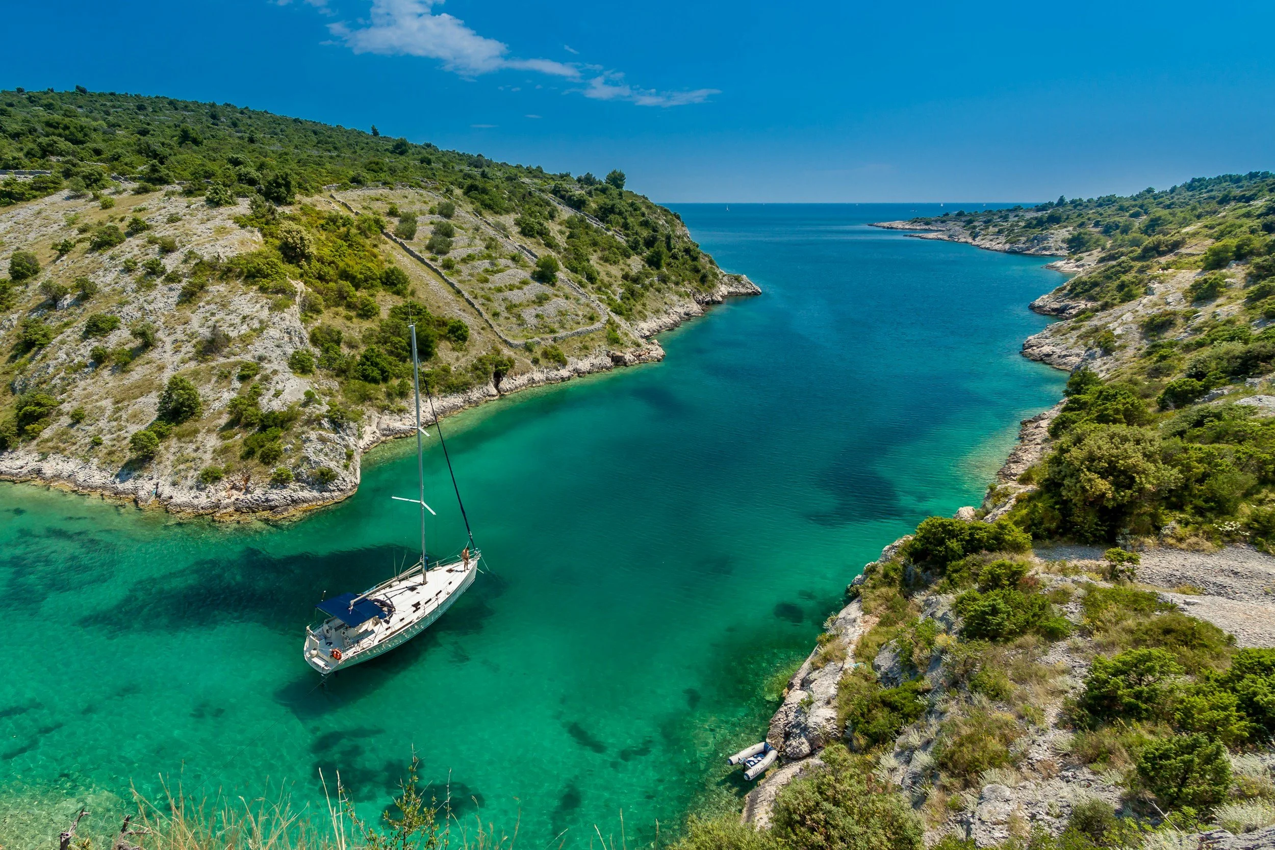 Experience the Adriatic on a catamaran charter in Croatia