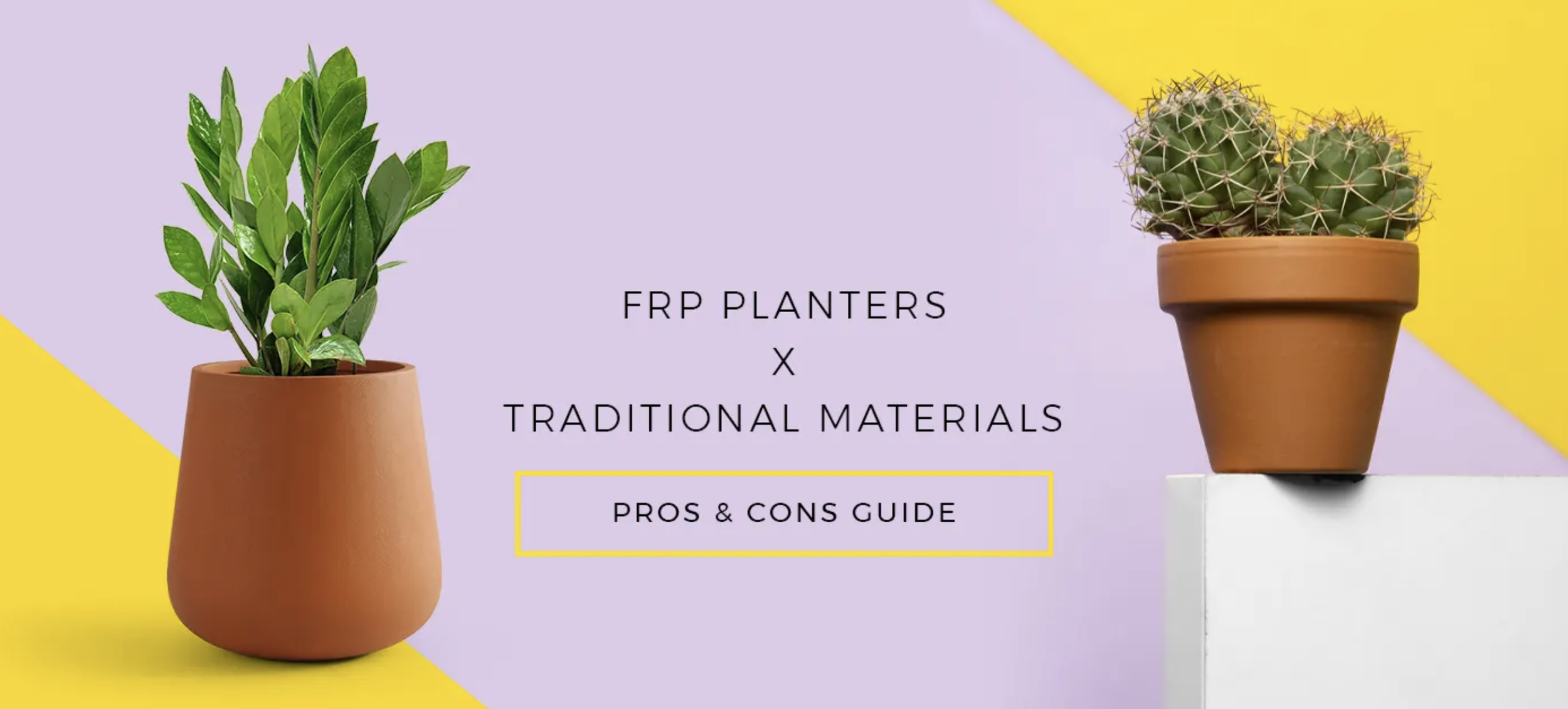 Comparing FRP Planters to Traditional Materials: Pros and Cons