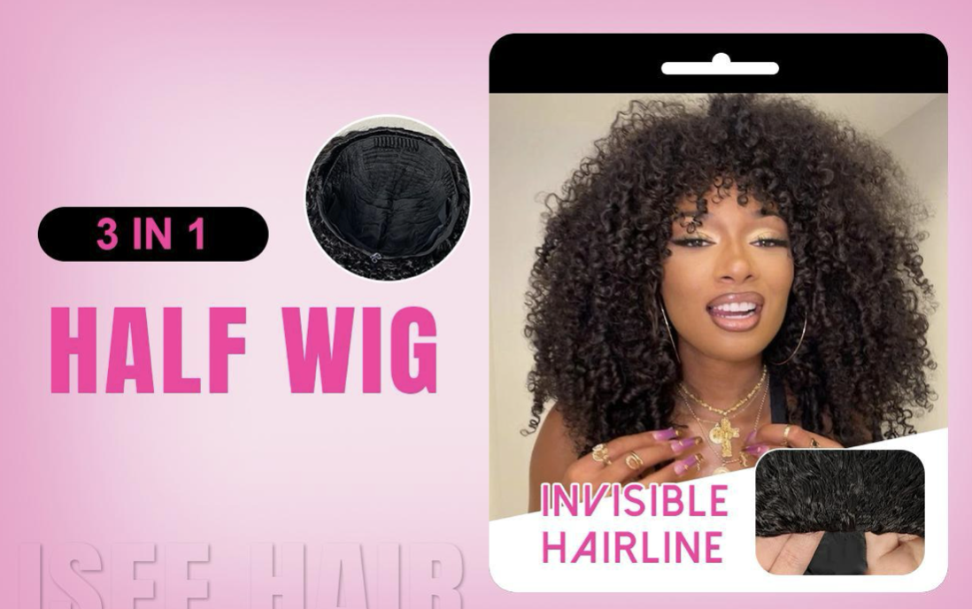 Isee Hair Half Wigs and Wear Go Wigs