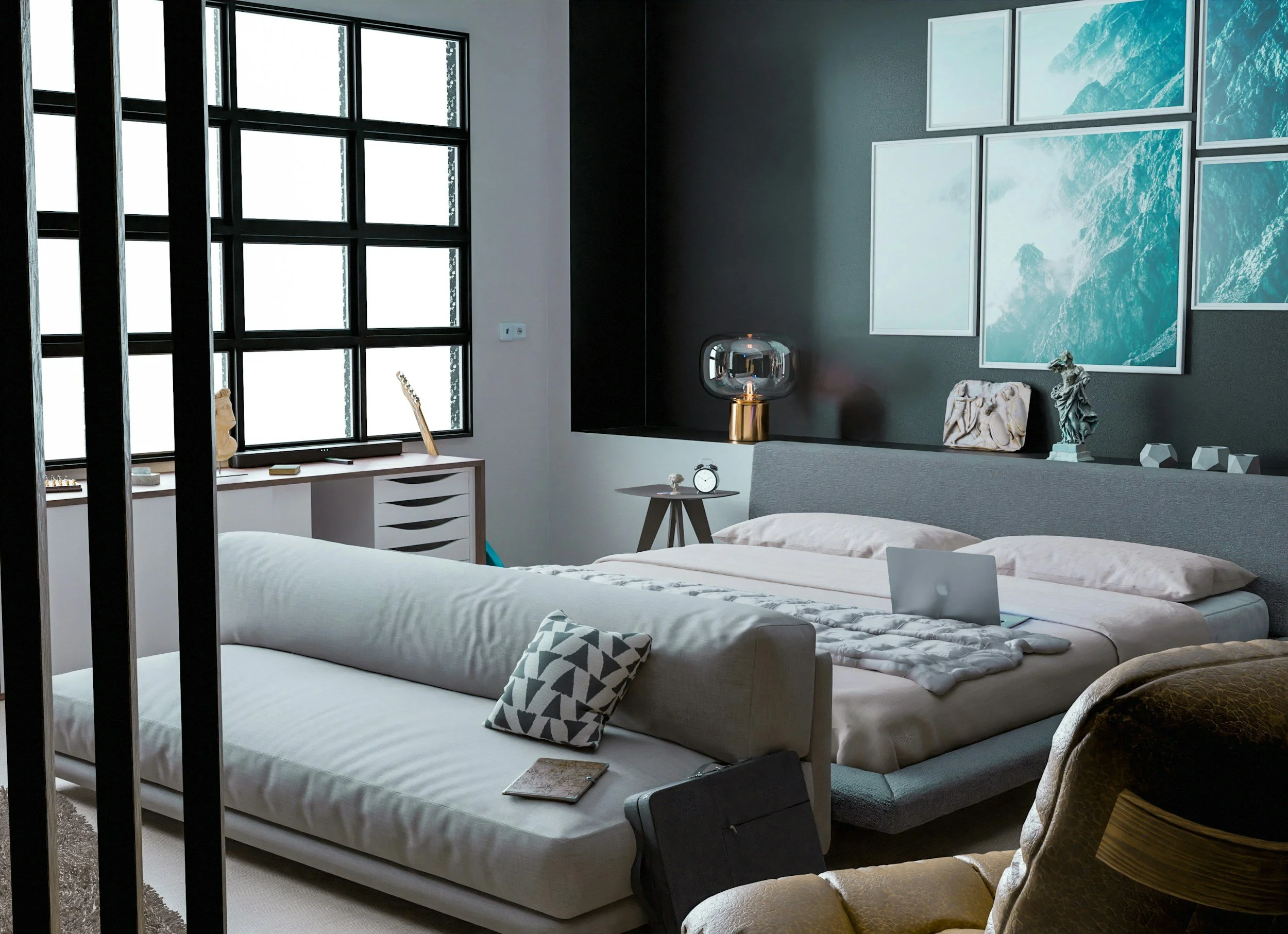 Elevating Your Space: The Timeless Appeal of a Leather Bed