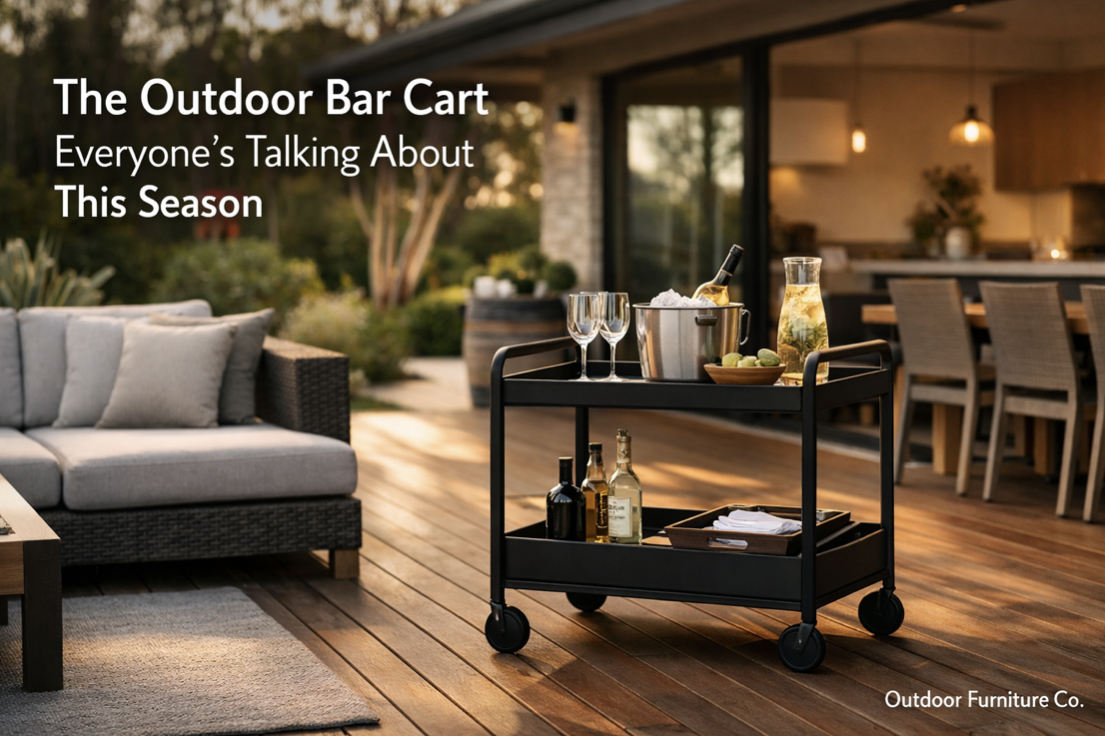 The Outdoor Bar Cart Everyone’s Talking About This Season