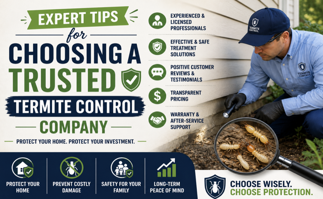 Expert Tips for Choosing a Trusted Termite Control Company