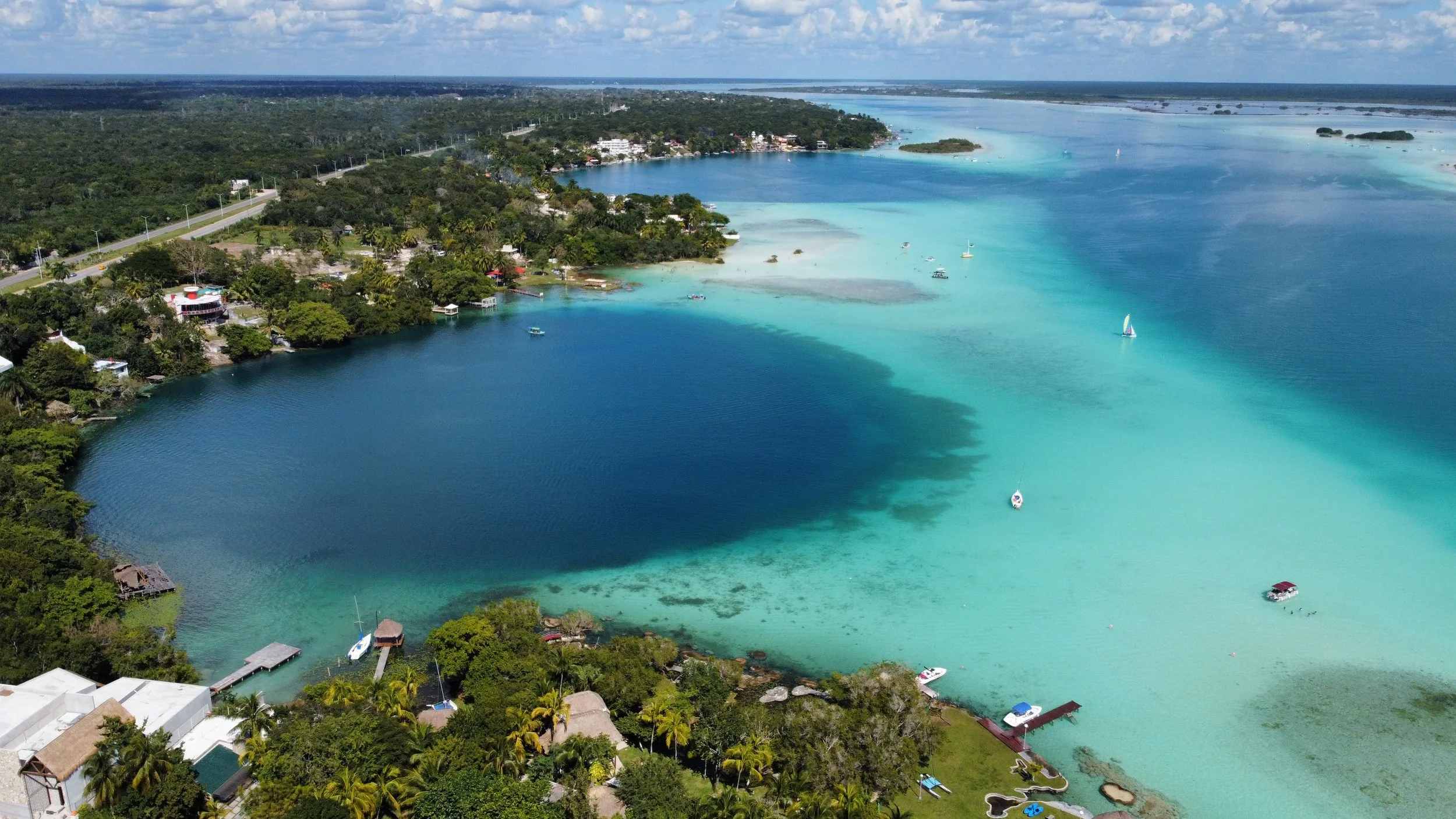 Cenote Cocalitos, Bacalar Lagoon