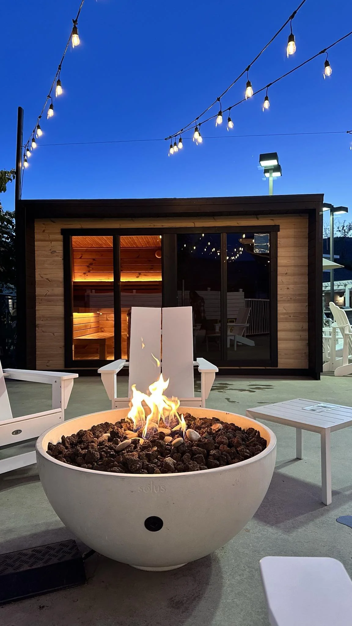 Propane Firepit at the Balcomo, Penticton