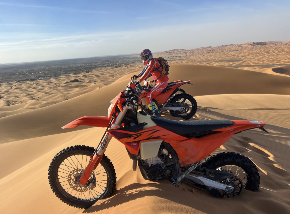 dirt biking in Morocco
