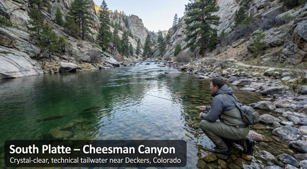 fishing at South Platte River – Cheesman Canyon and Deckers