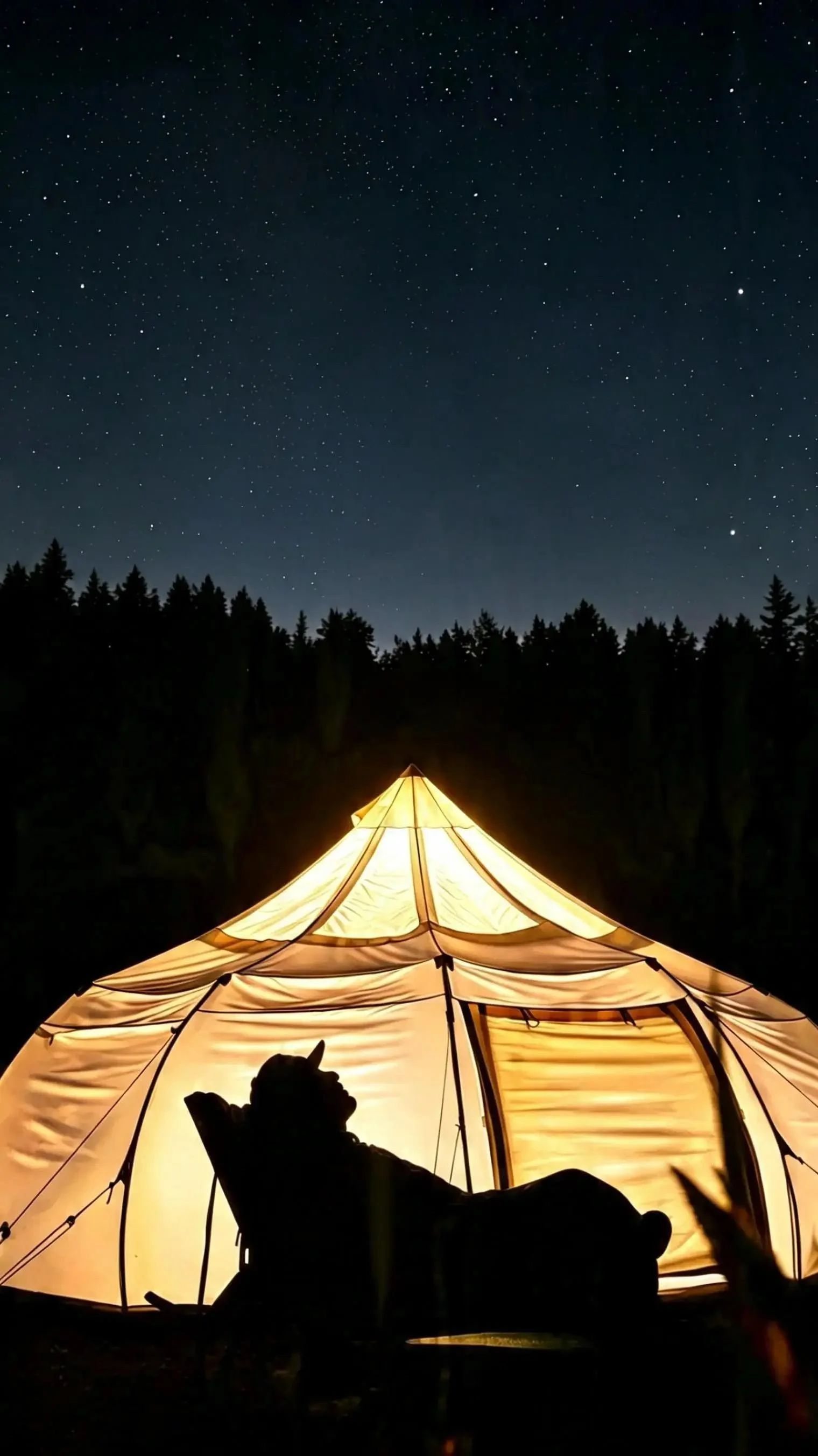 stargazing at Moonlight Glamping