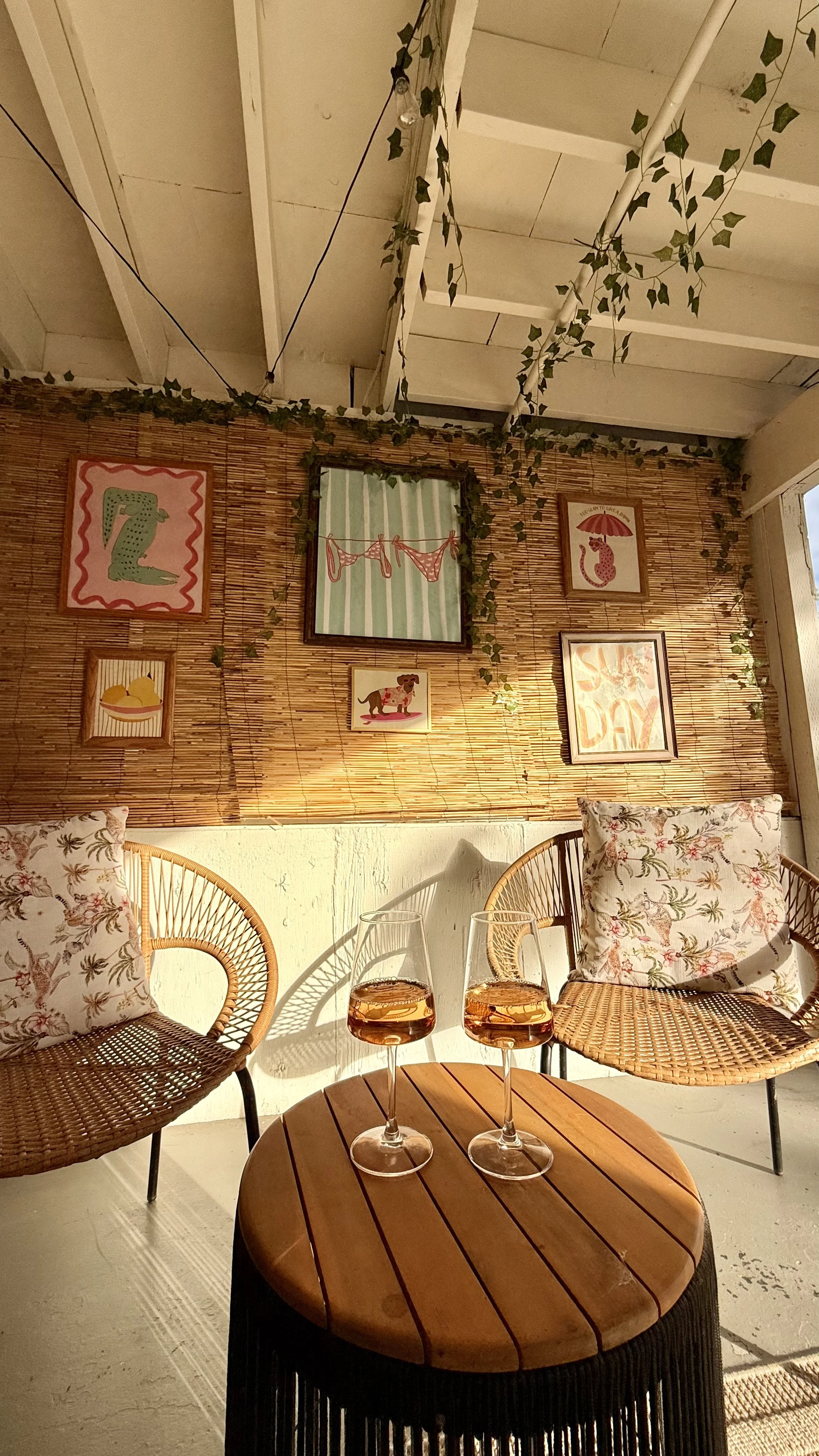 the patio at Place on Pretty Road