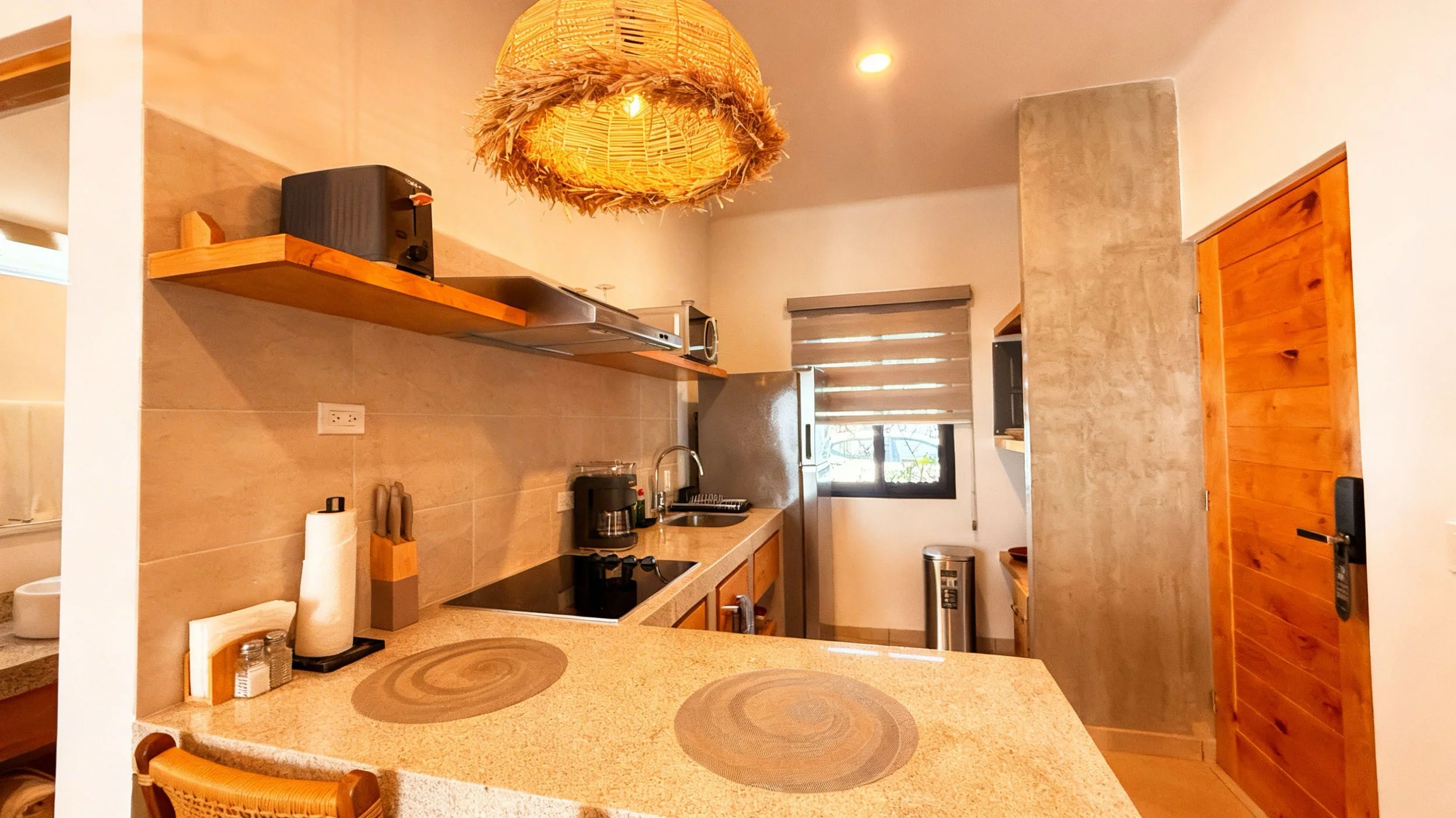 Kitchen in 203 La Paz at Palma Suites