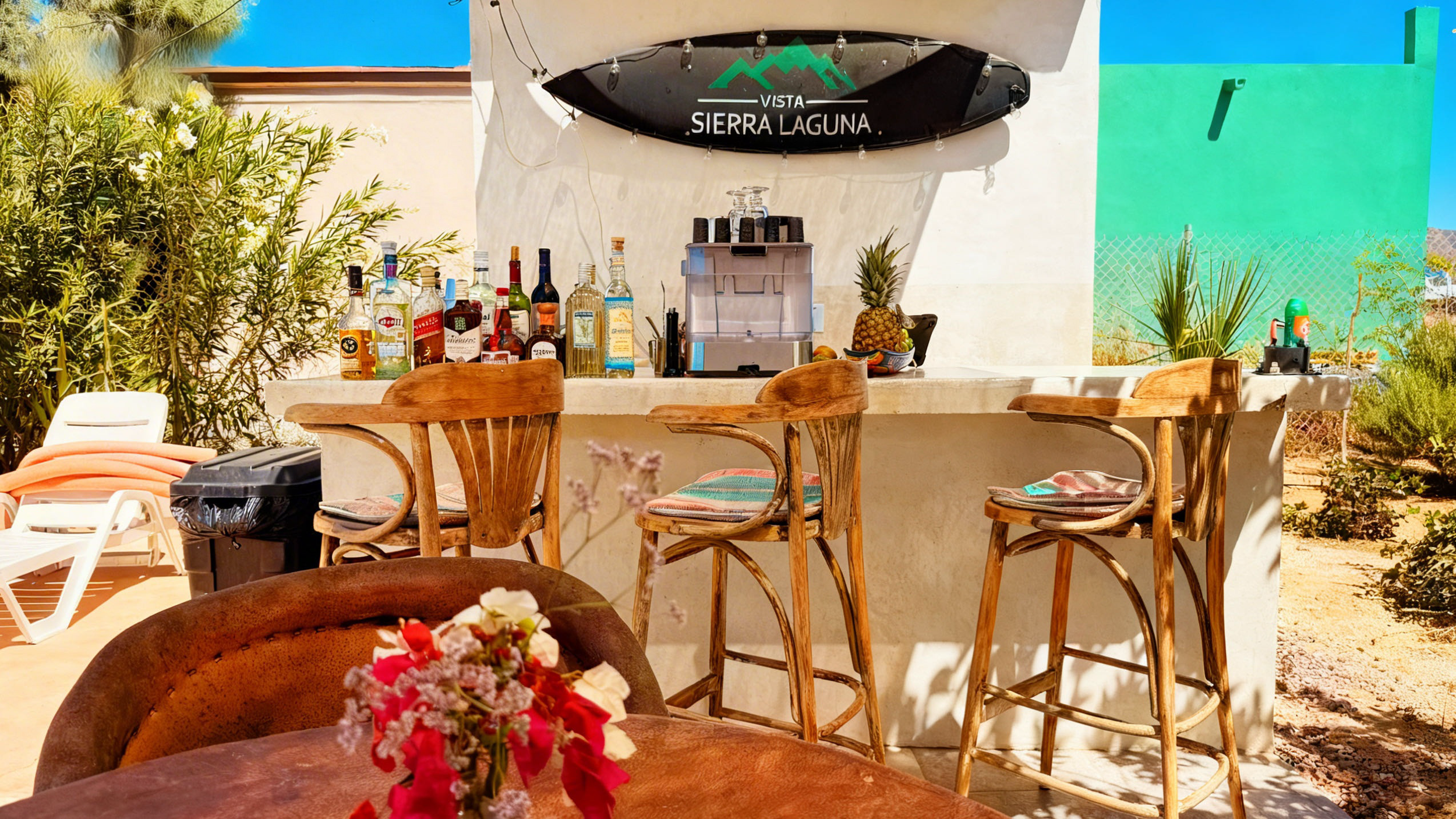 The bar at Vista Sierra Laguna