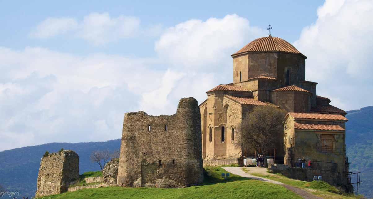 A church in the mountains of Azerbaijan