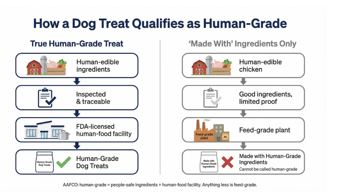 Human grade dog food