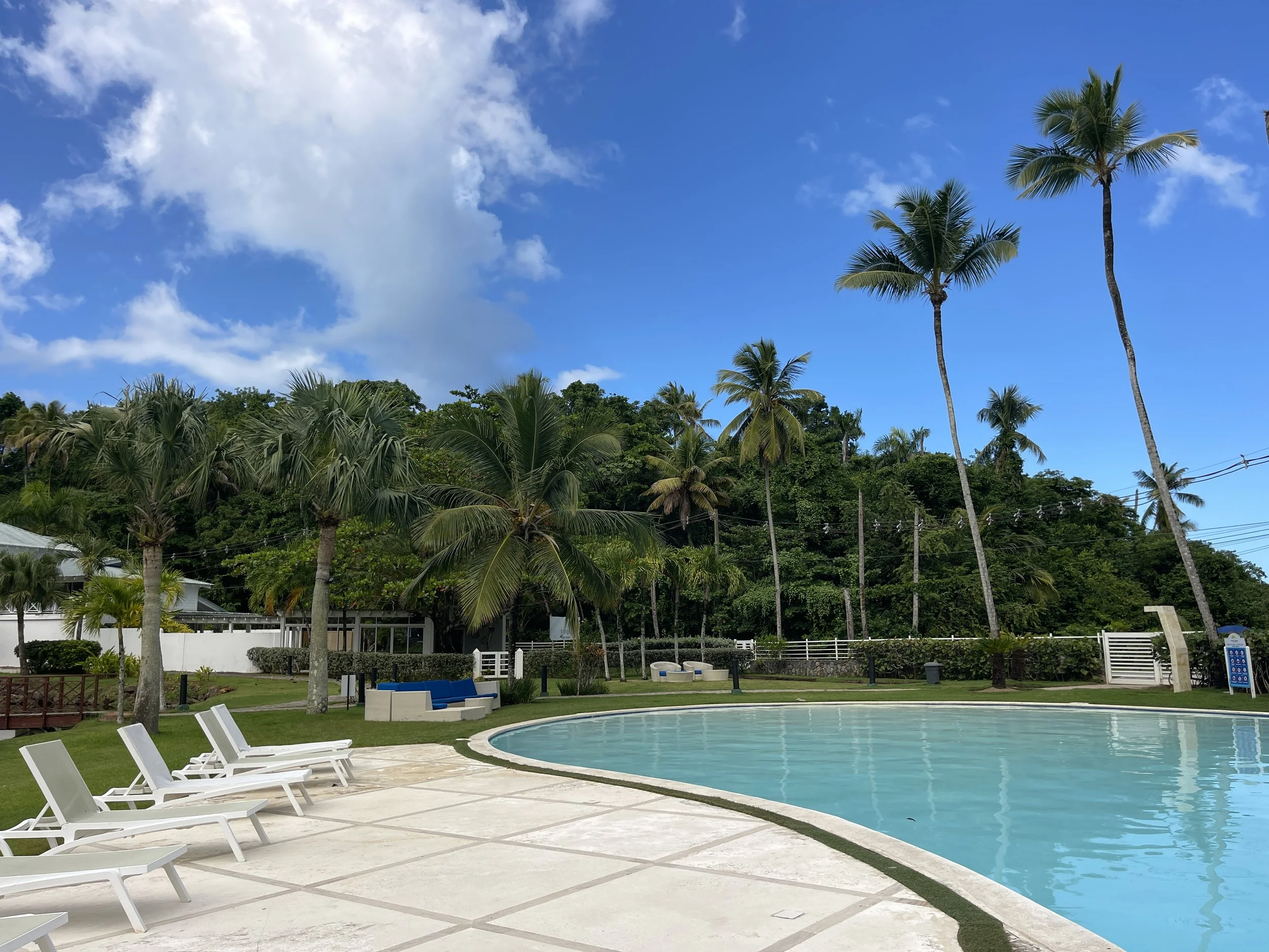 The pool at Bonita Village, Las Terrenas