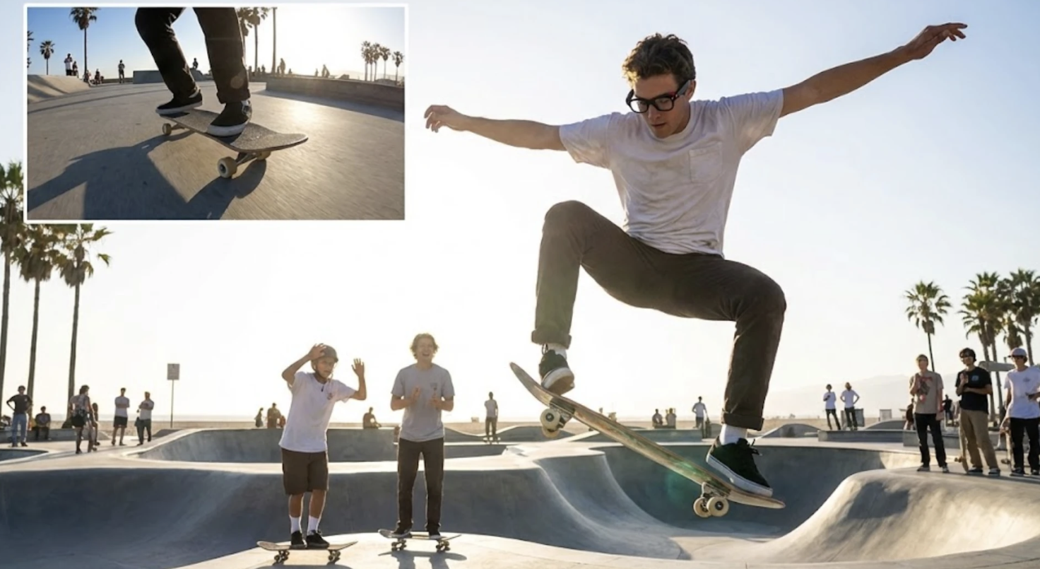skateboarding