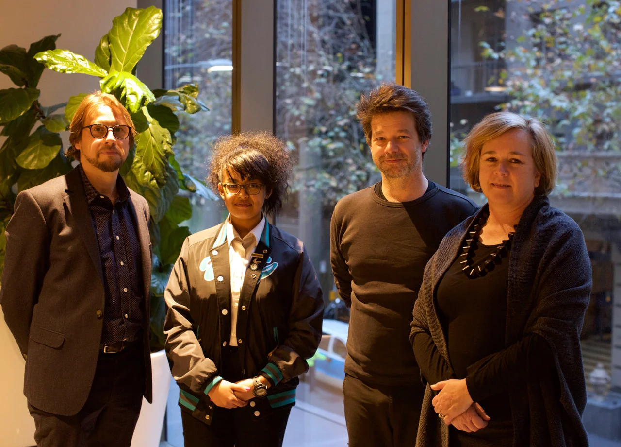 Andrew Jacobs (Co-Founder), Yedidya (Western Chances Scholar), Kel Dennis (Woods Bagot) and Jo Dane (Woods Bagot).