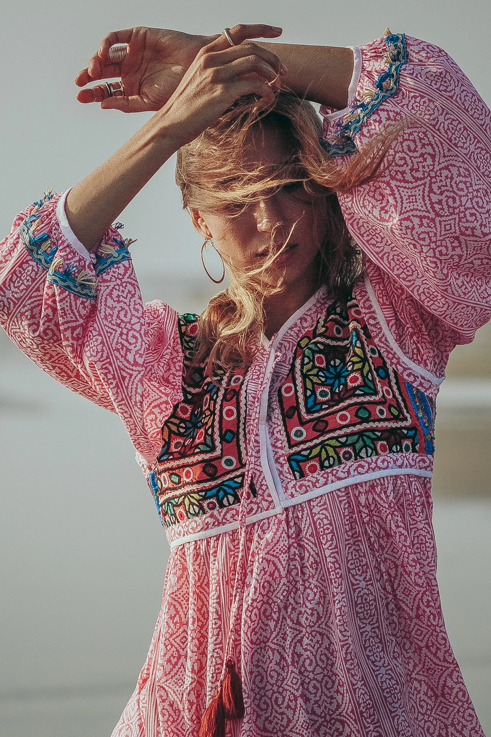 Jaipur Vintage Midi Pink