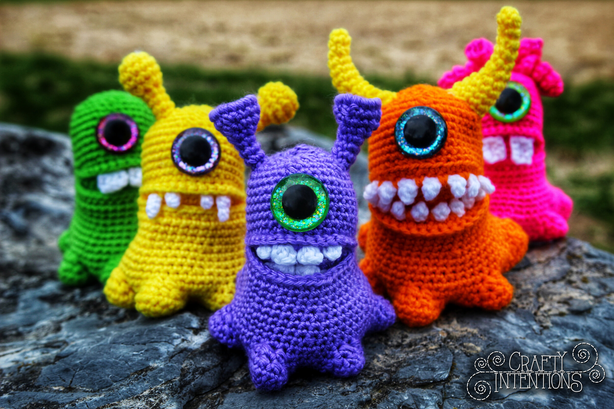Big + Little Maven Monster Knotted Lovey — Crochet Monster PATTERN