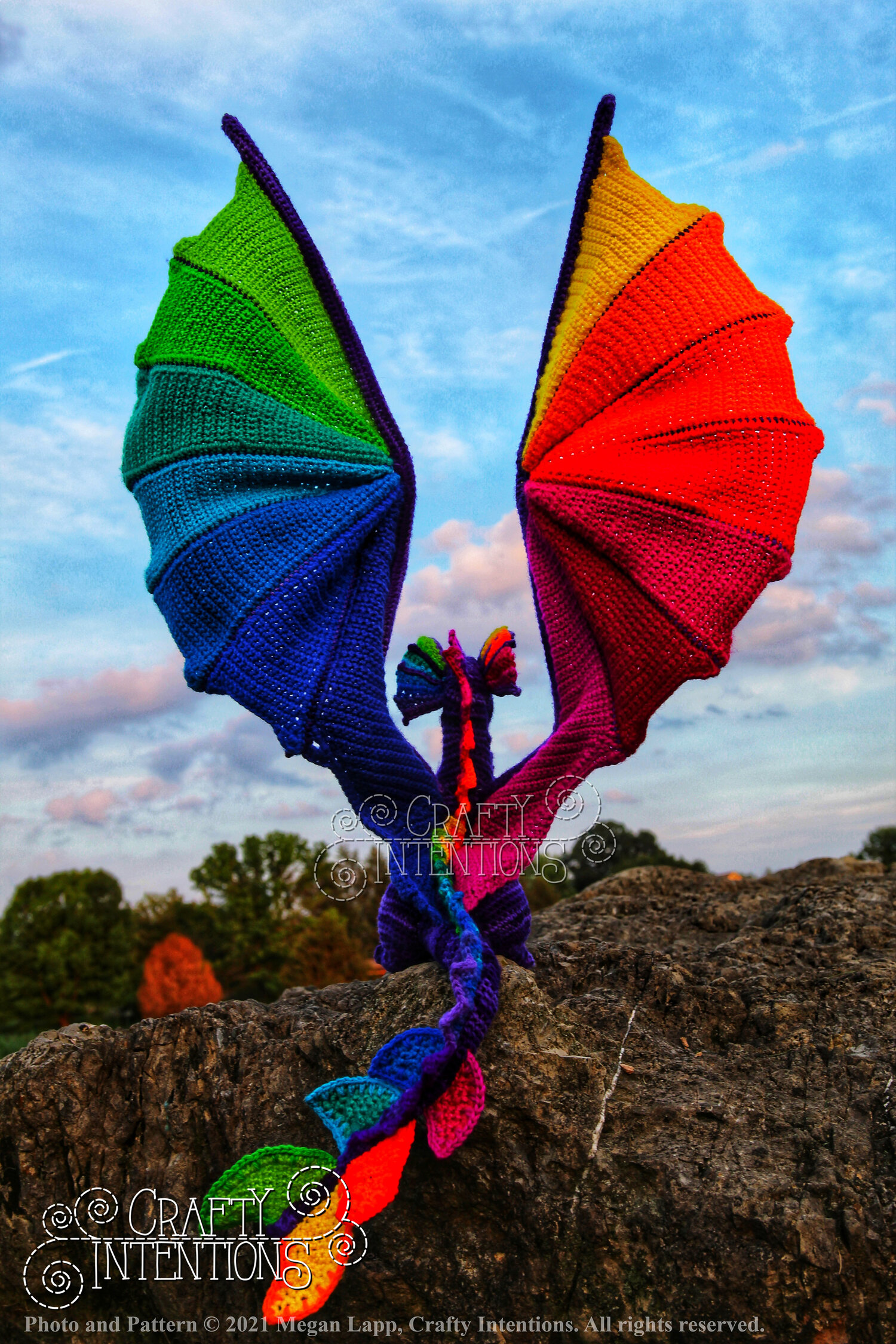 Add-on Dragon Crochet Pattern: Epic Pride Wings Amigurumi by Crafty  Intentions DIGITAL PDF -  Denmark