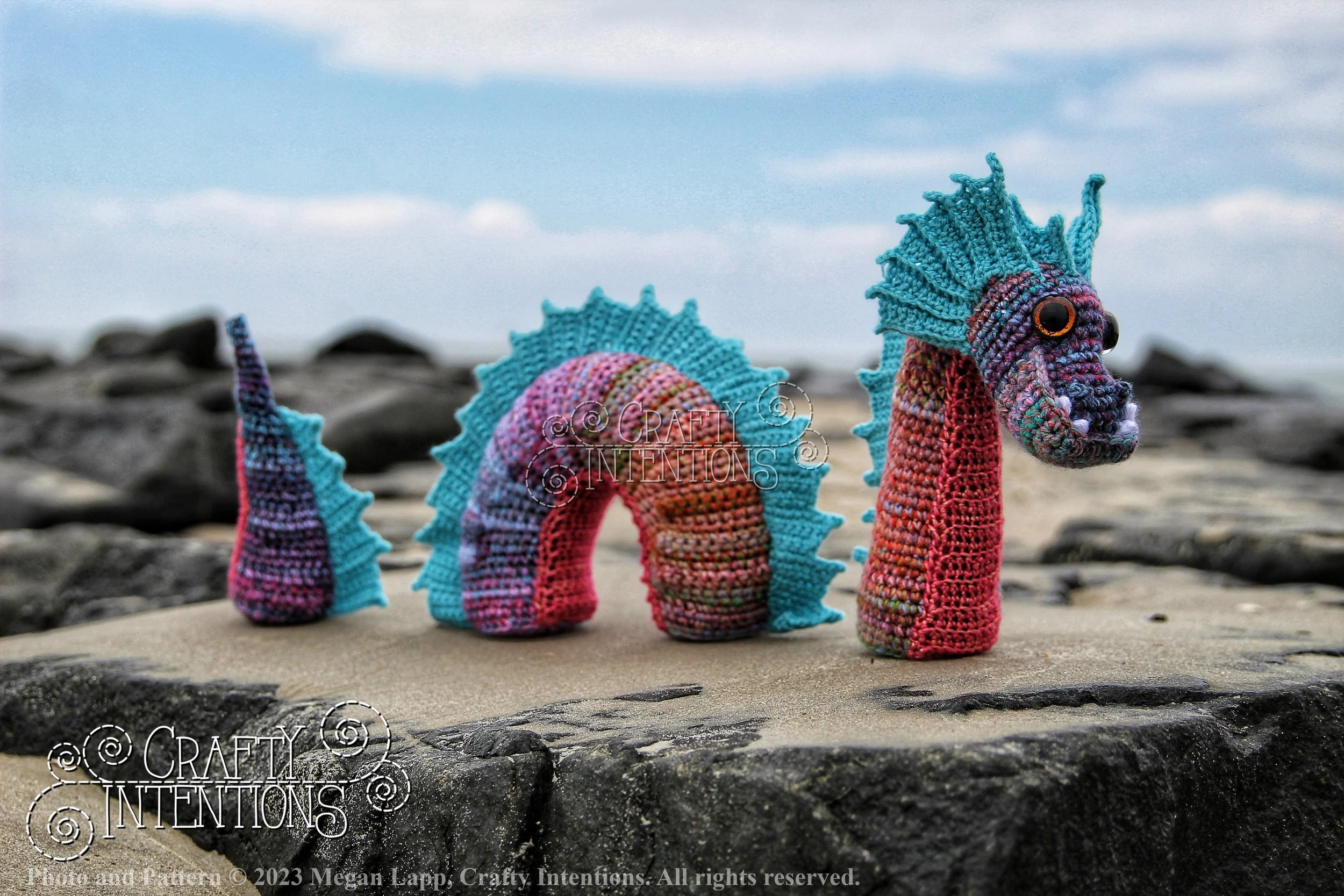 Medium Submerged Sea Serpent — Crafty Intentions