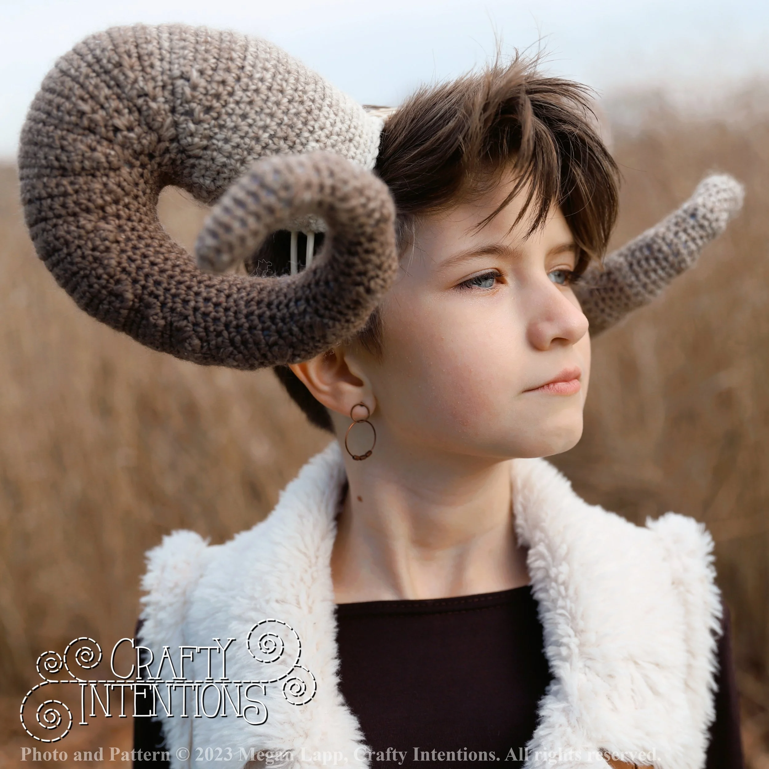 Wearable Ram Horns Set 1 — Crafty Intentions