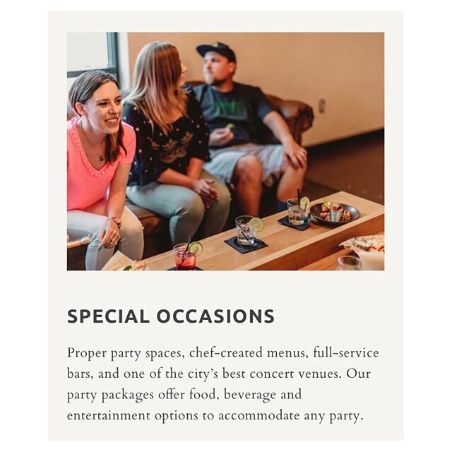 Did you miss a Birthday or Special Occasion due to COVID-19? River City Roll is perfect for all special events, from intimate dinners to extraordinary parties throughout the entire venue. You bring the party, we&rsquo;ll take care of the rest! Visit 