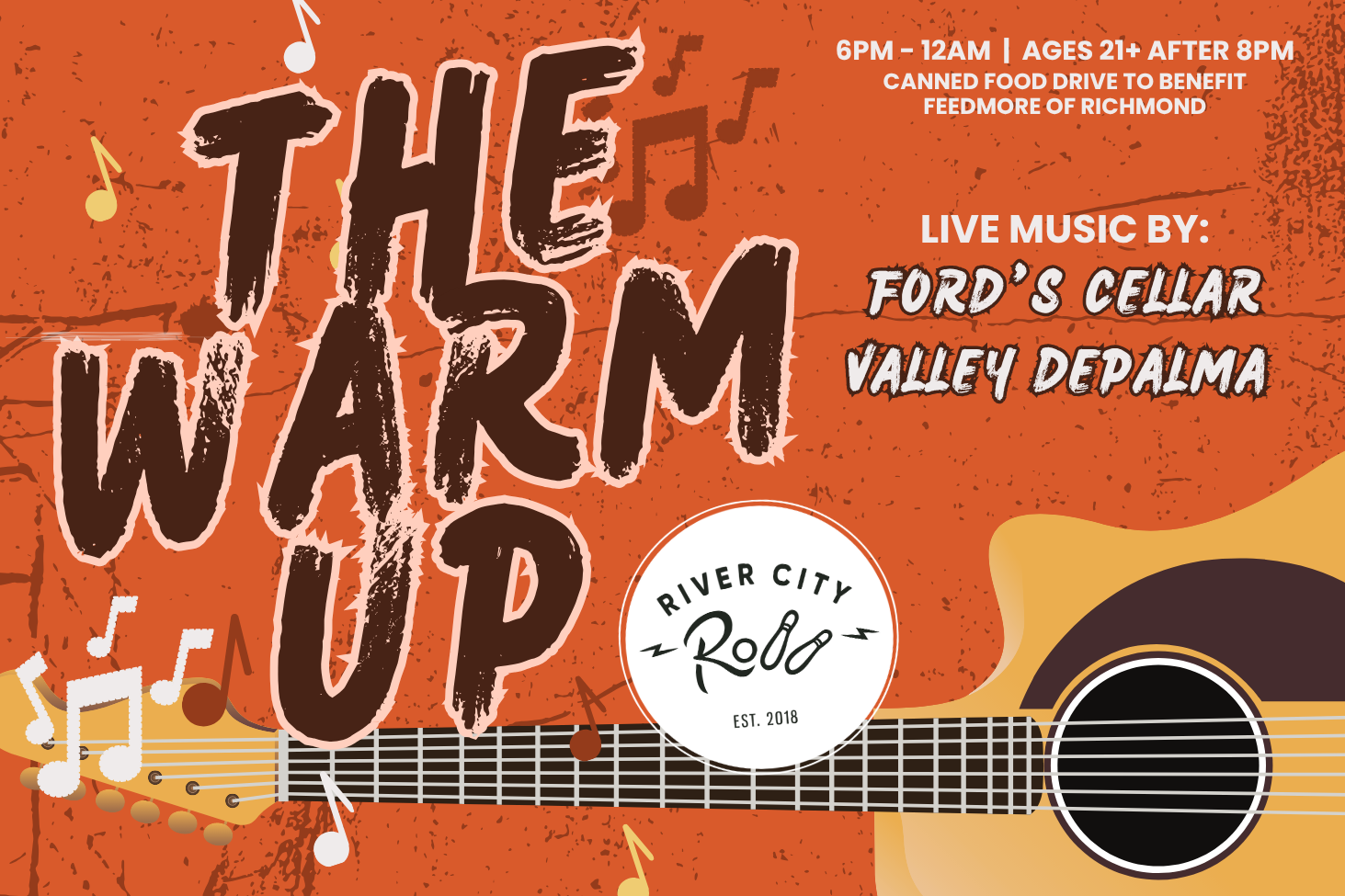 THE WARM UP with Ford's Cellar &amp; Valley Depalma
