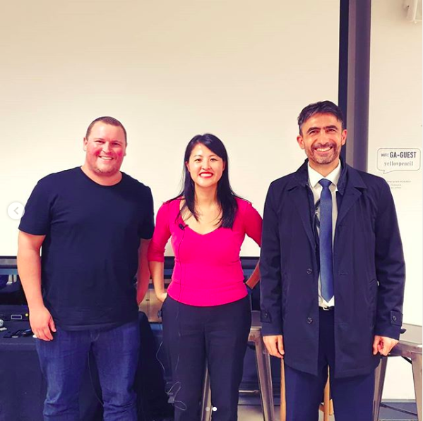 Lucy and fellow panelists at Sydney General Assembly May 2019.