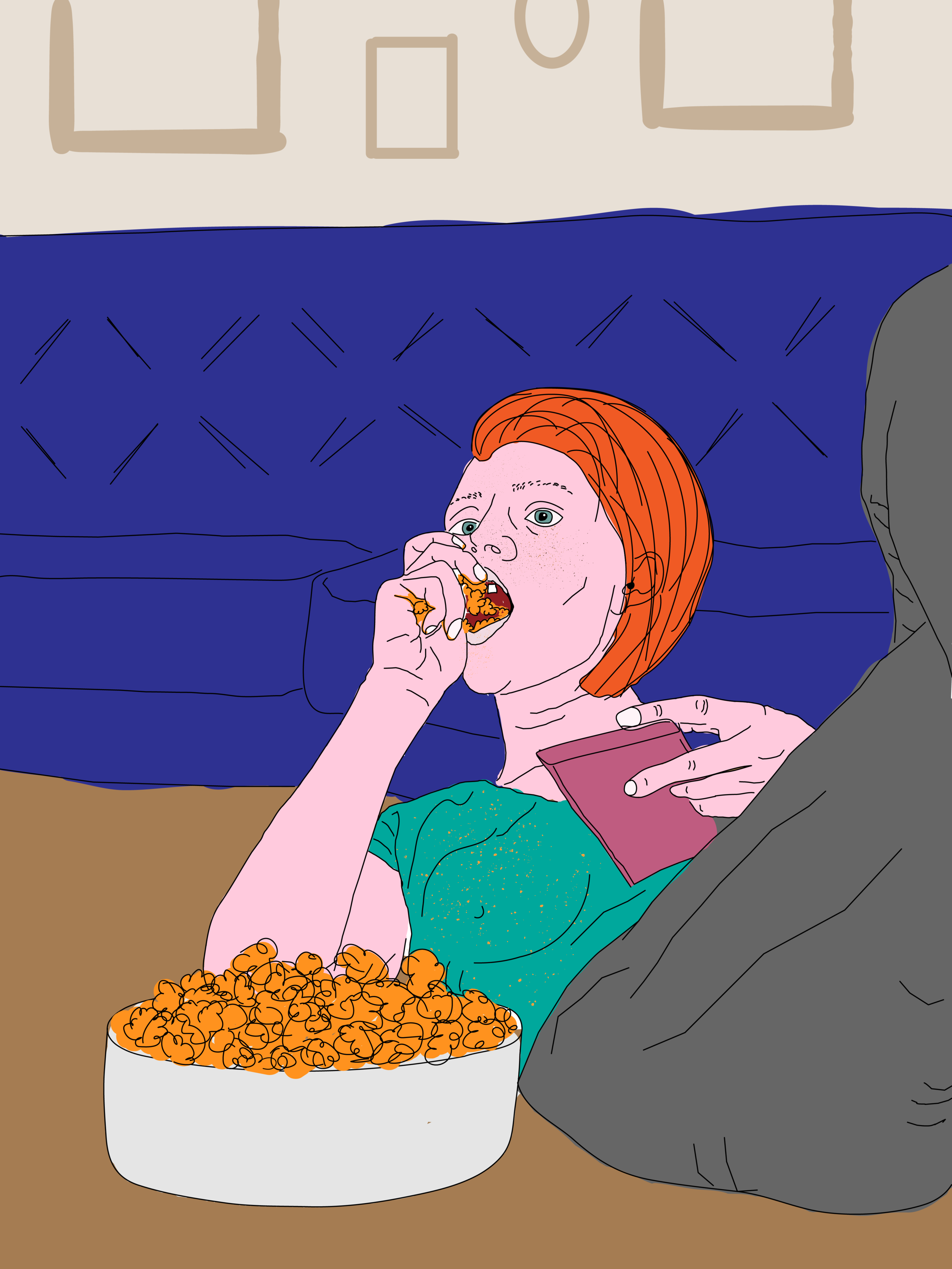 Q: What does an average Sunday night look like for you? A: Basically this.