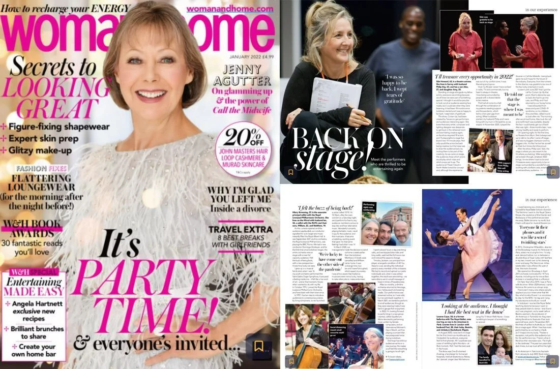 We're back on stage!