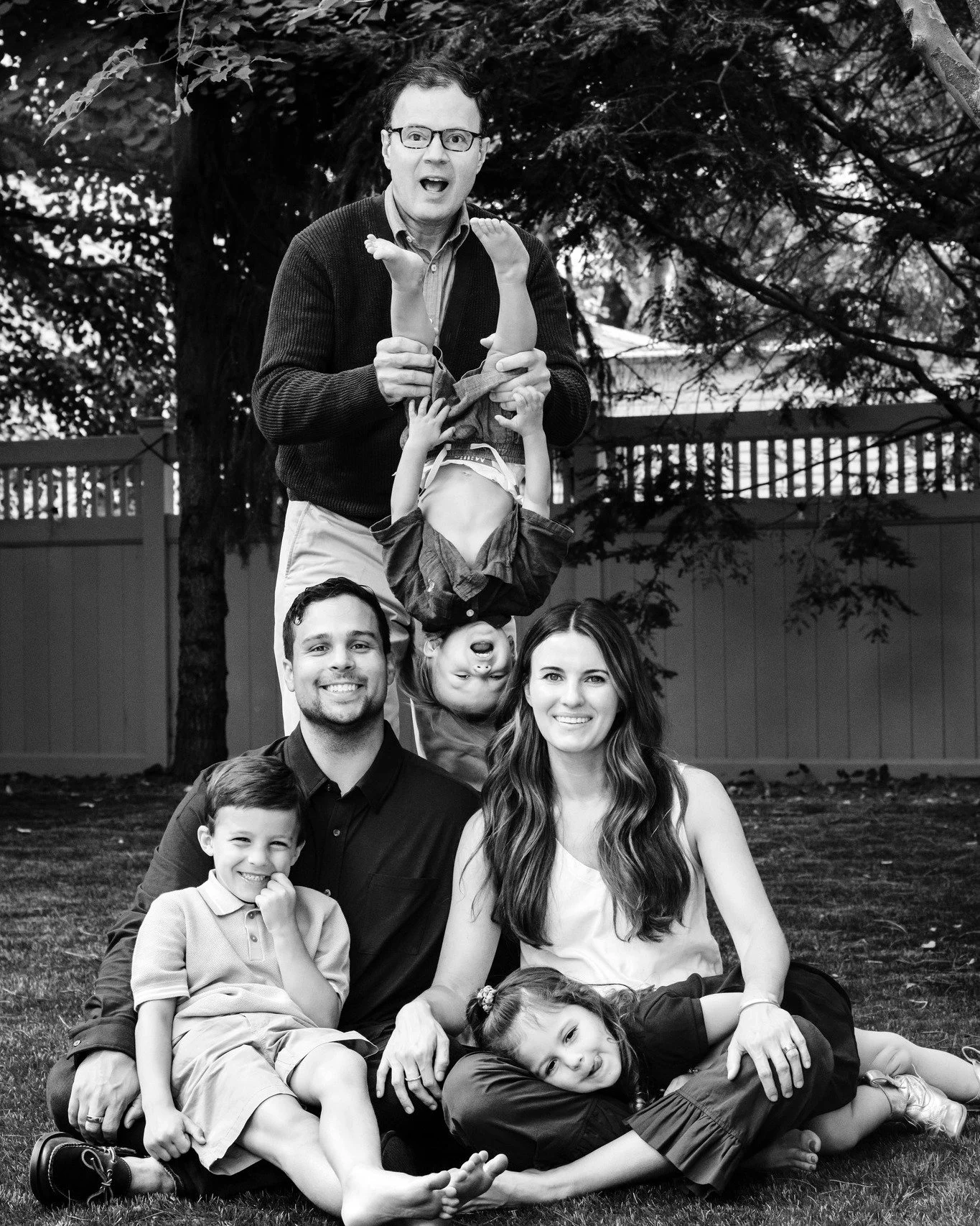 A VERY resourceful and fun grandfather ❤️ ...and th only way this kid would be in the photo! 
I absolutely  love it!!!