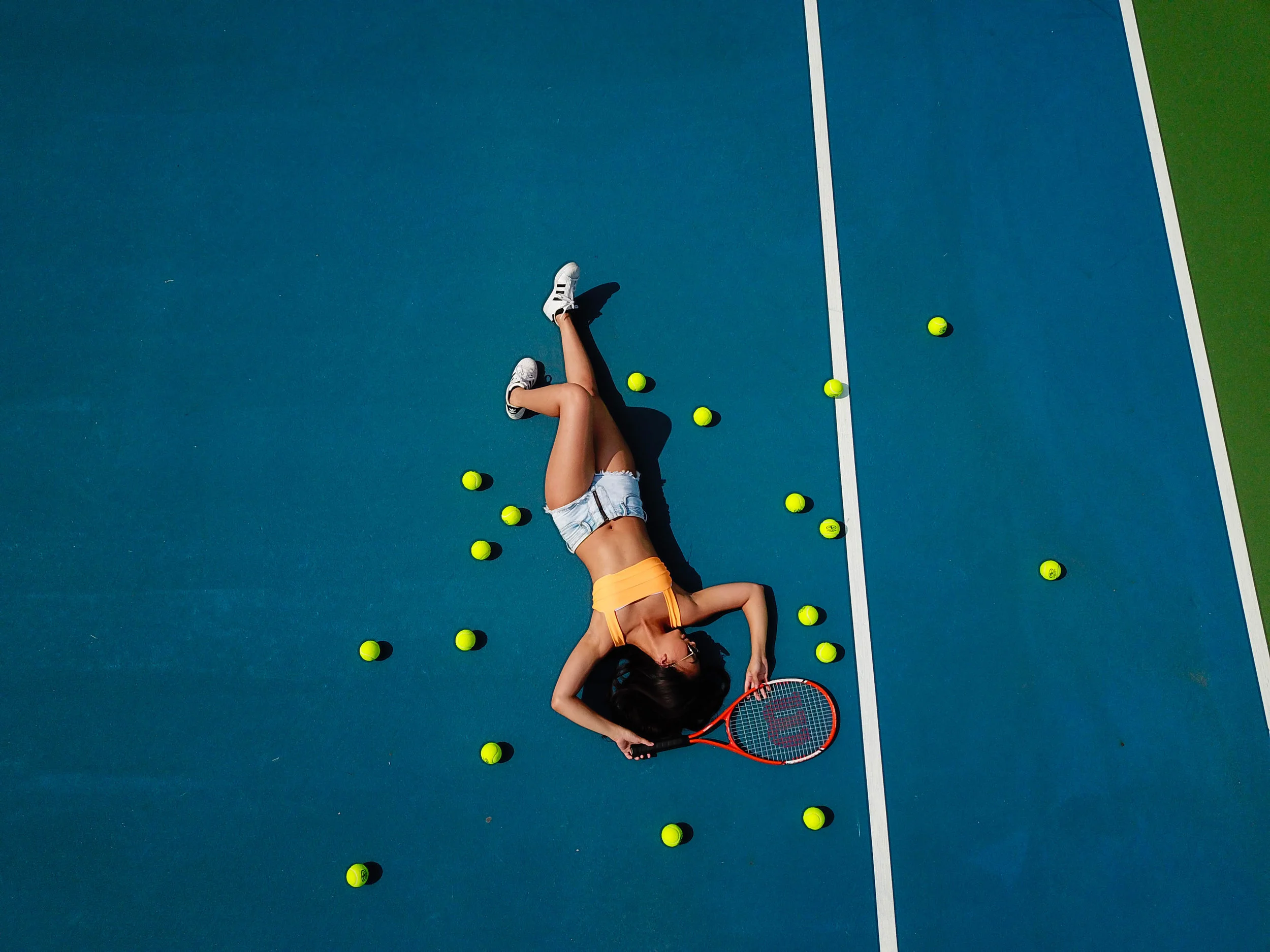 Ladies Play at Beverly Hills Tennis Center