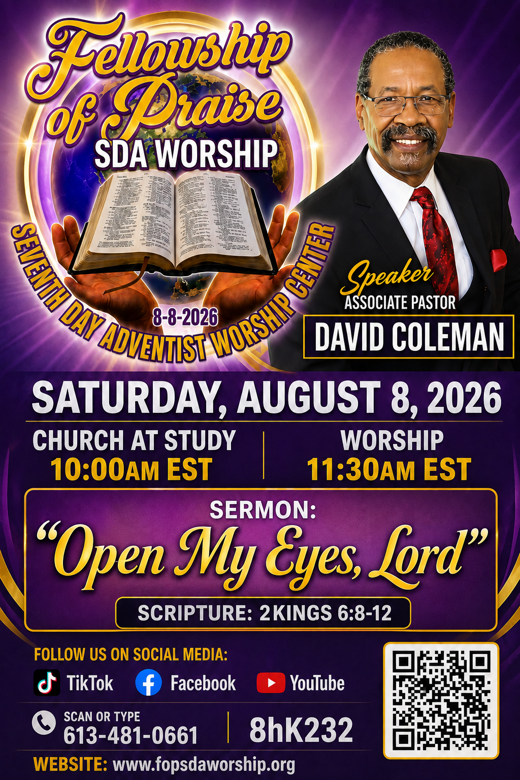 Open My Eyes Lord