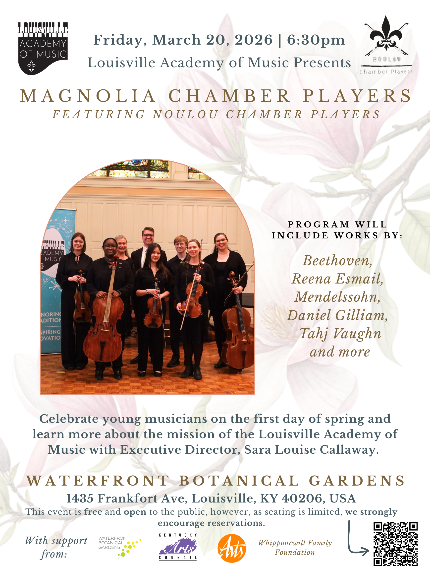 Magnolia Players Spring Showcase with NouLou chamber players