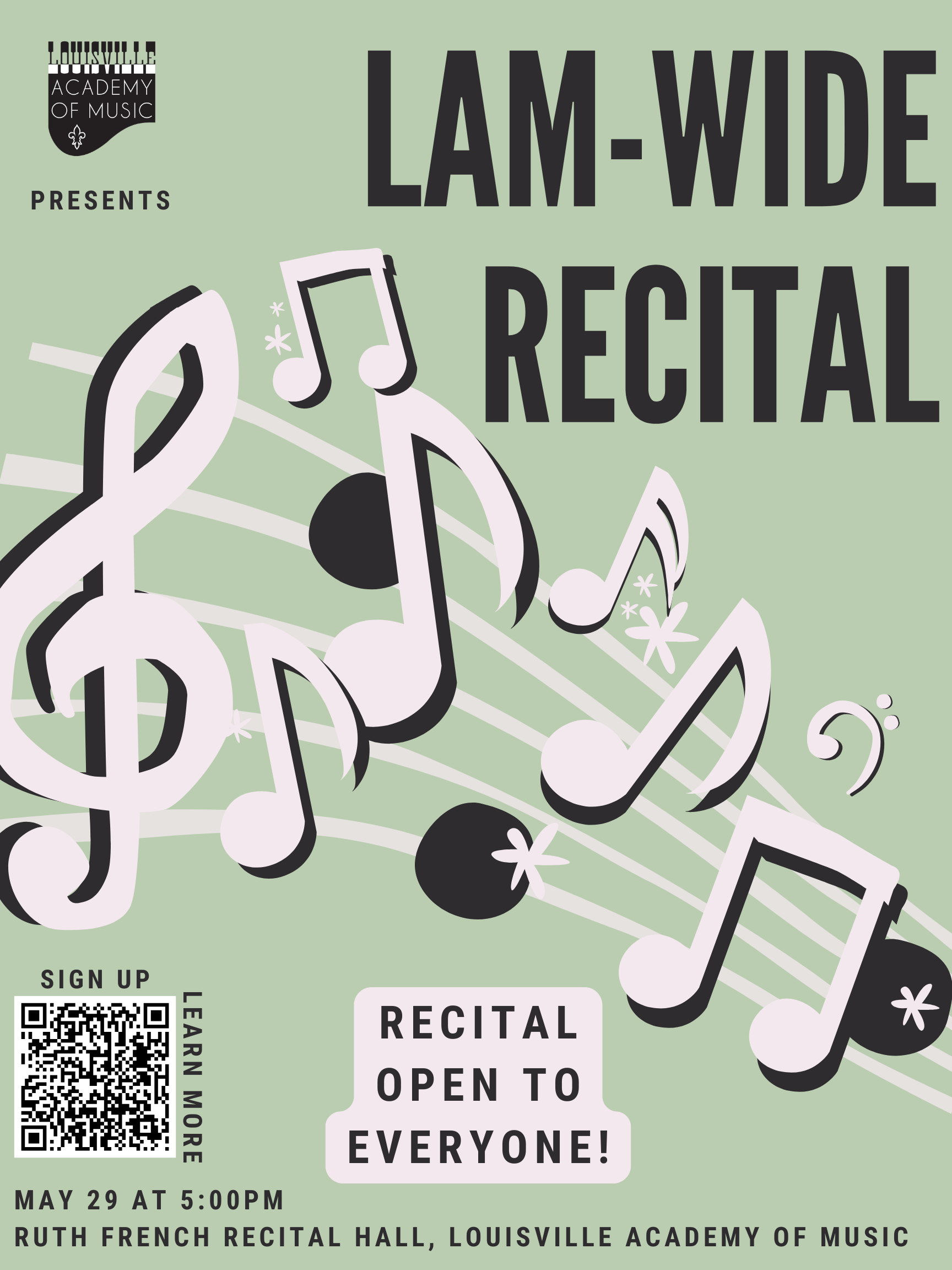 LAM - Wide Recital: Free and Open to the Public!