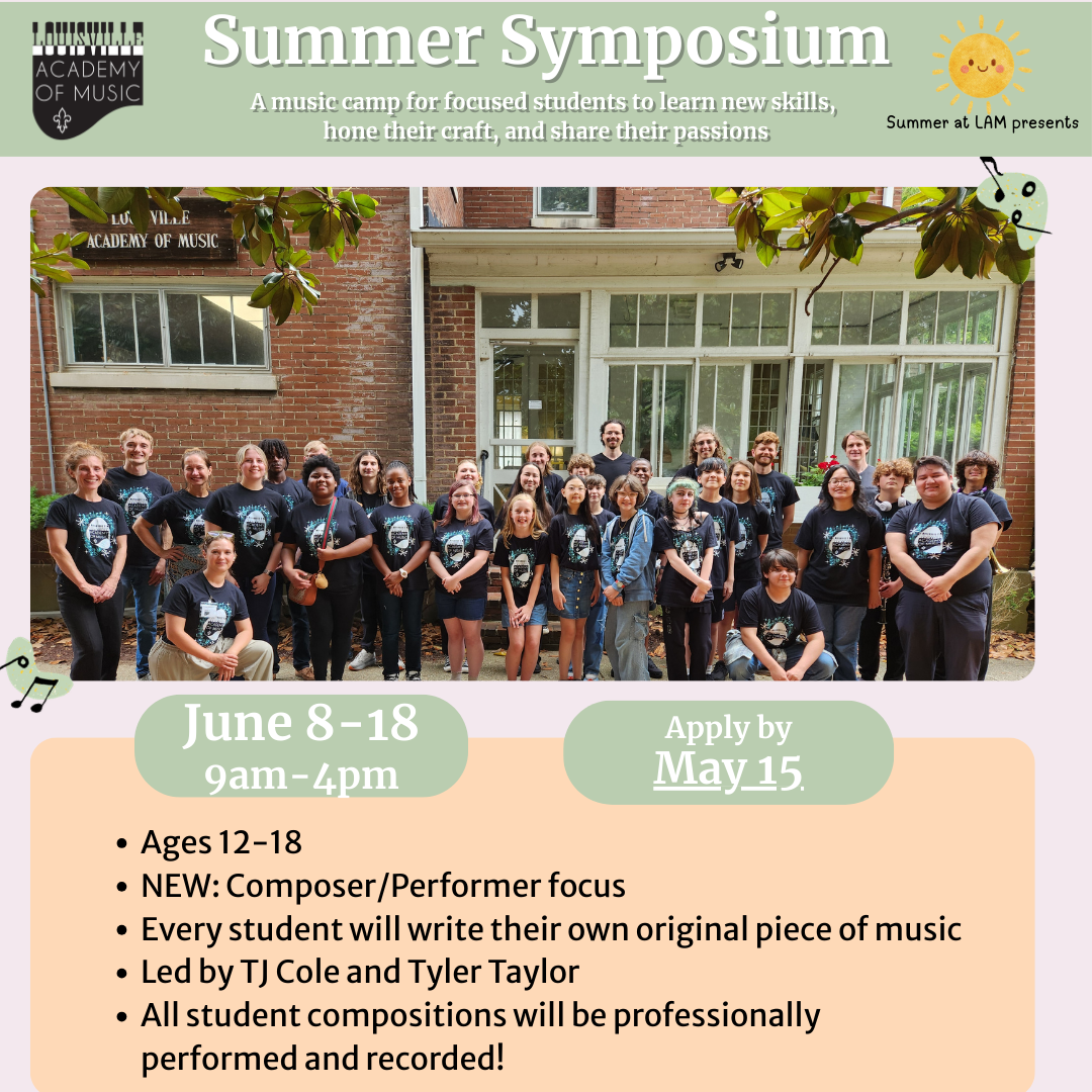 Summer Symposium Deadline is this Friday!