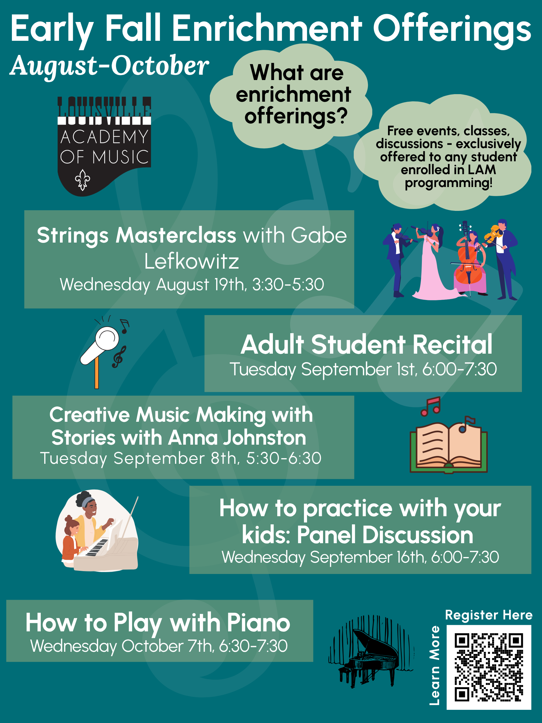 Learn more about Enrichment Offerings at LAM