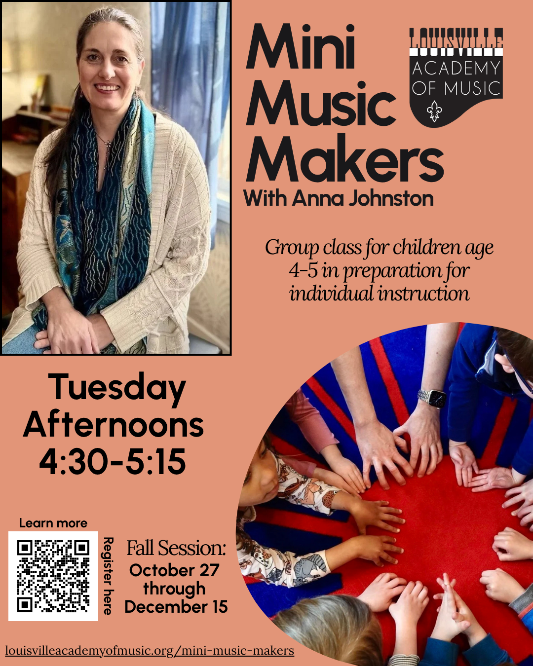 Mini Music Makers Late Fall Session Begins