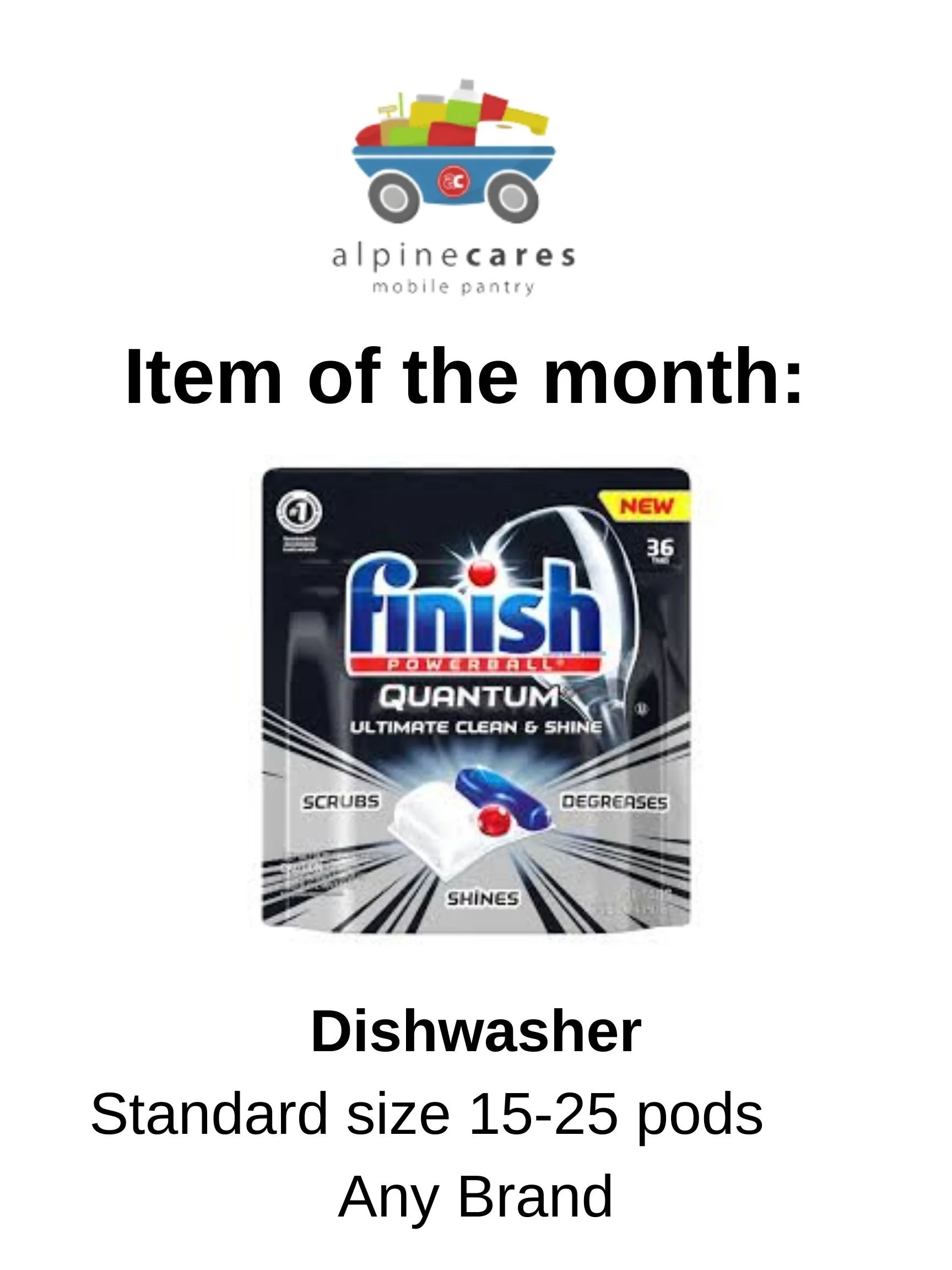 Alpine Cares Item of the Month