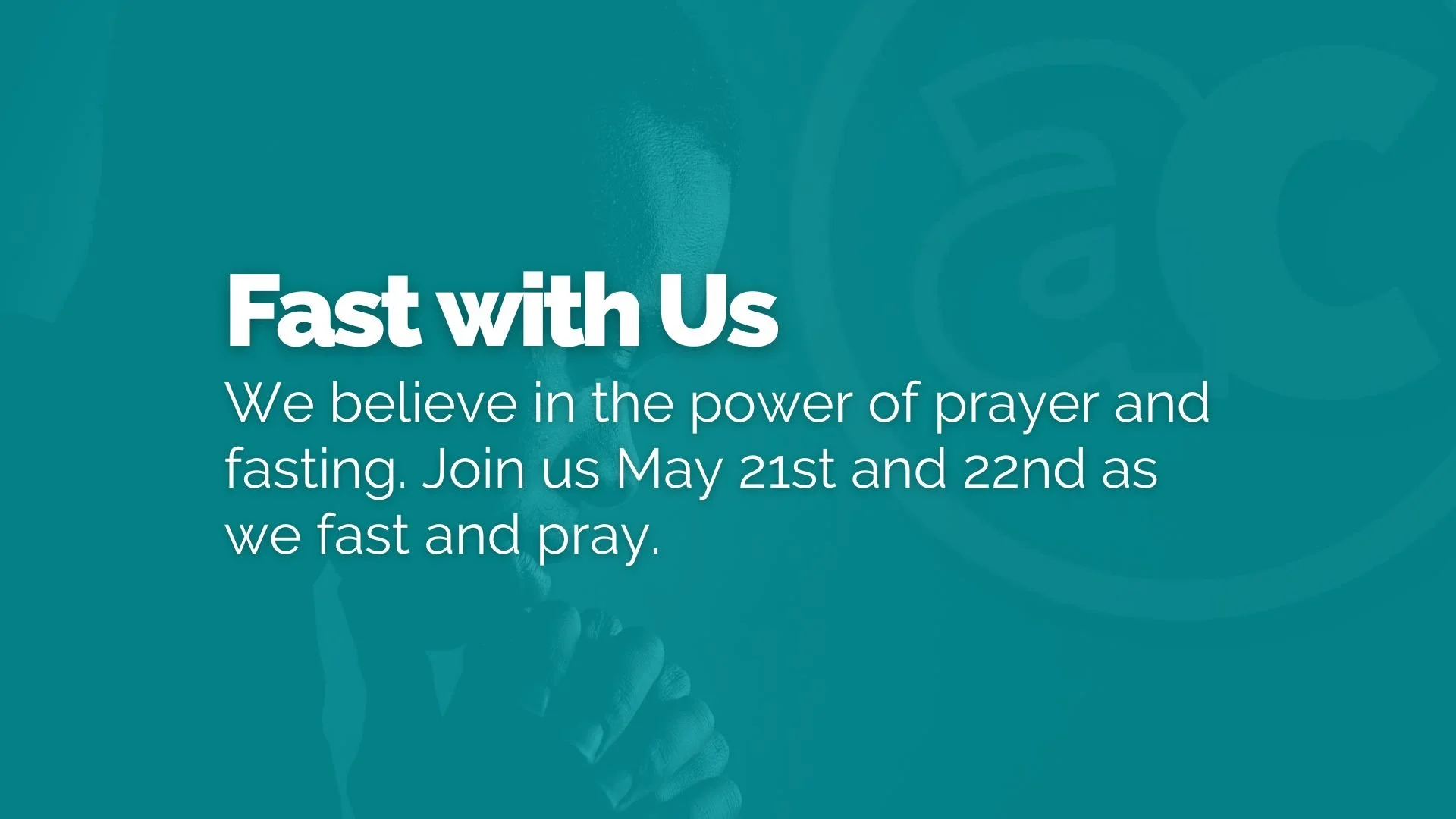 Fasting and Prayer