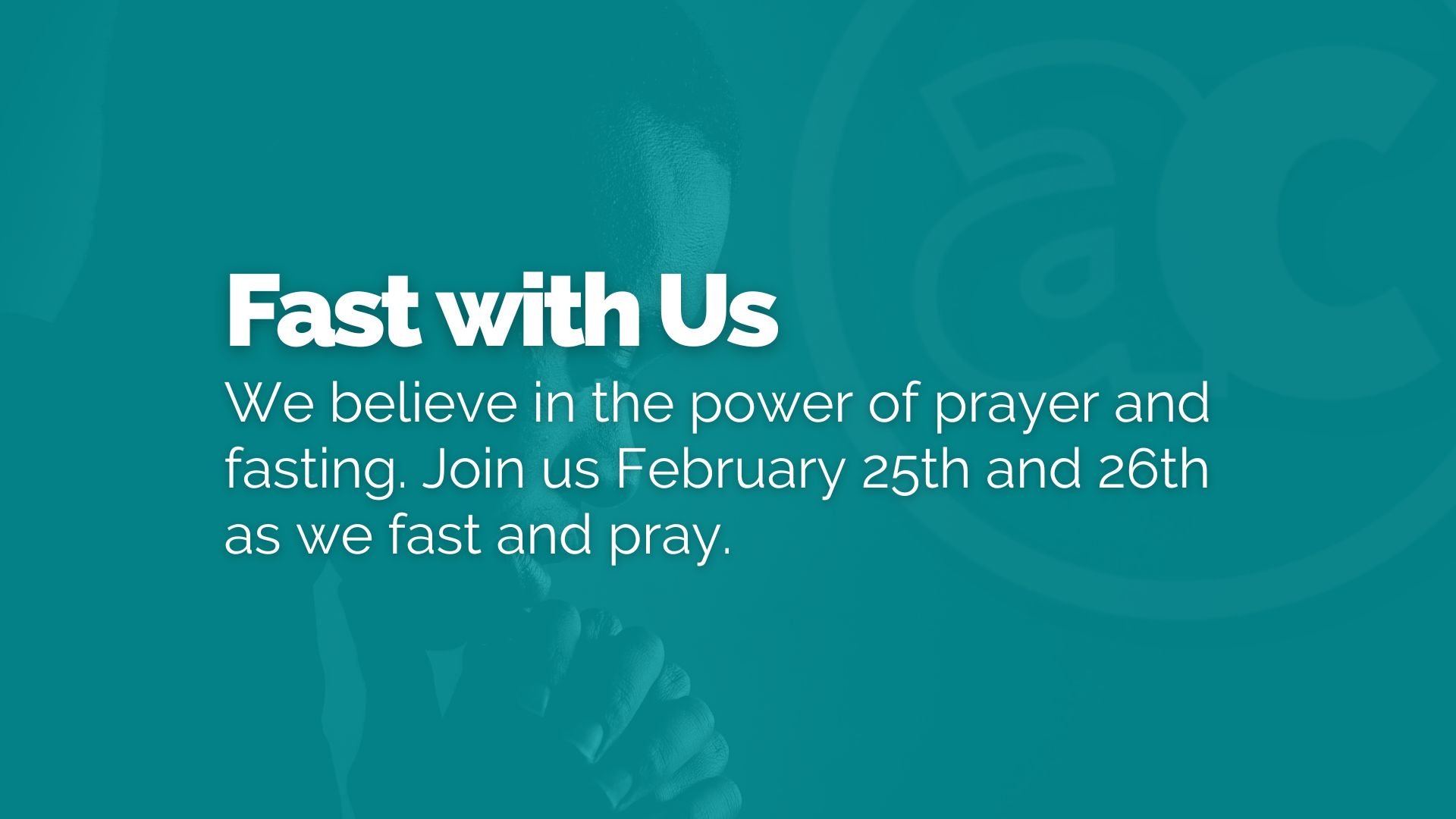 Fasting and Prayer